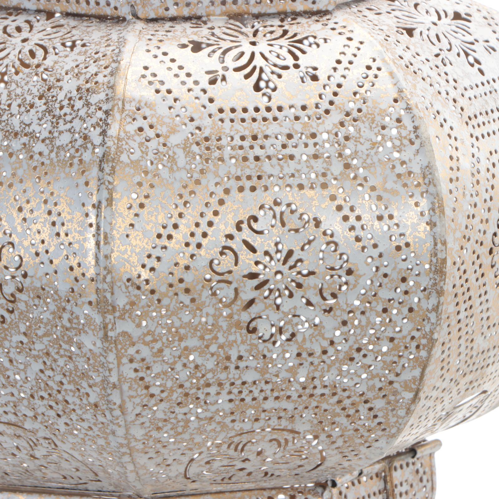 Arhaus "Marrakesh" Pierced Distressed Finish Metal Pendants Lights