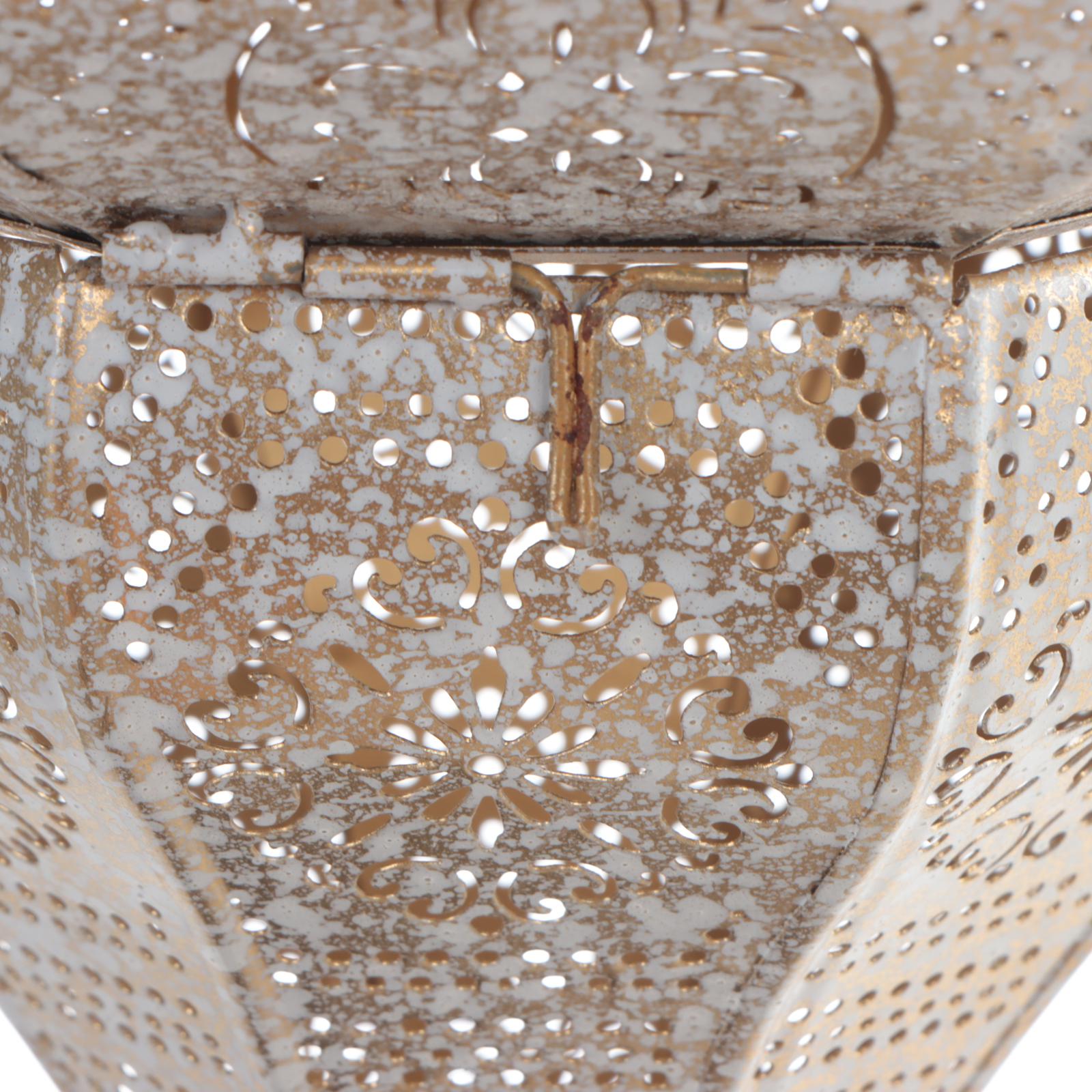 Arhaus "Marrakesh" Pierced Distressed Finish Metal Pendants Lights