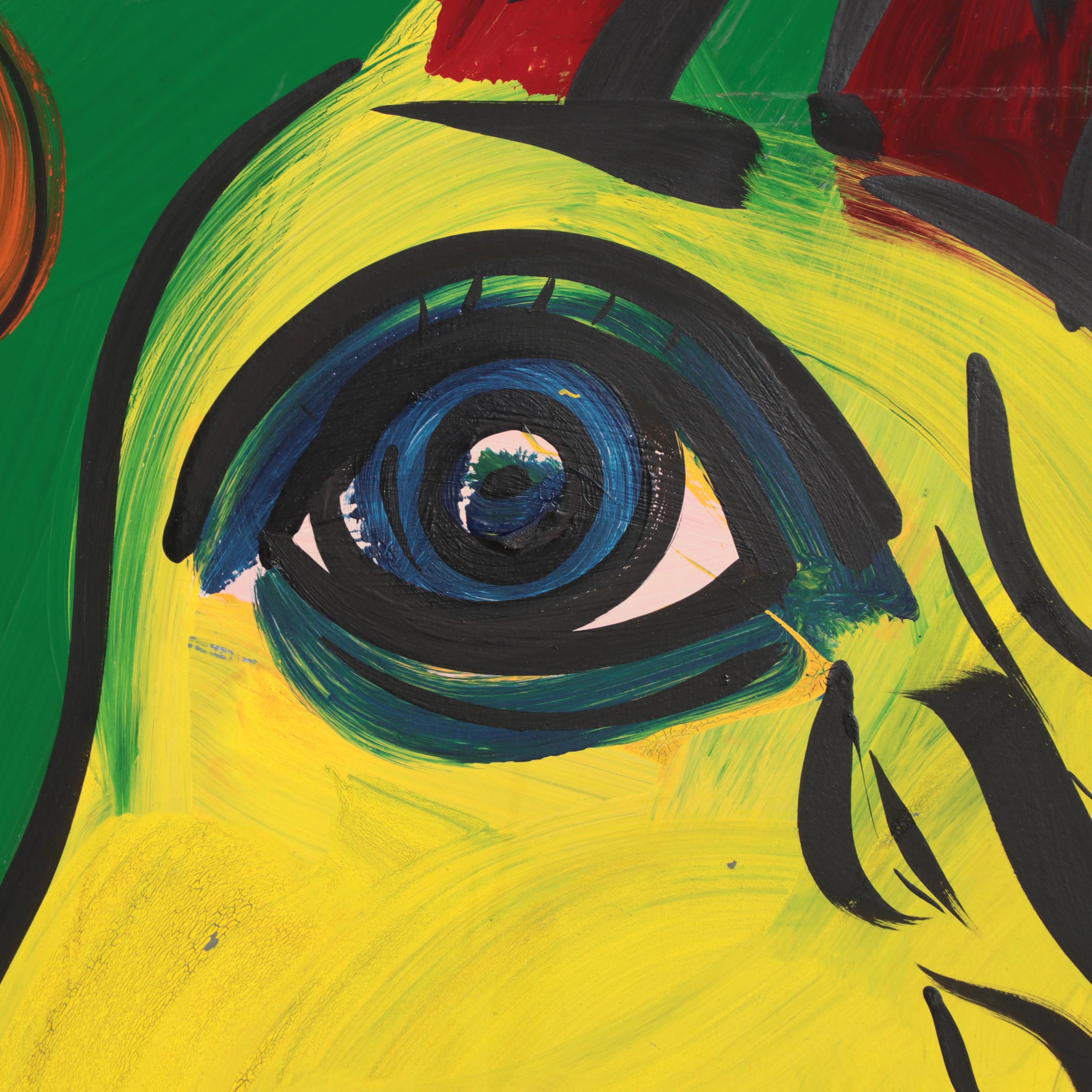 Peter Keil Large-Scale Abstract Figurative Acrylic Painting