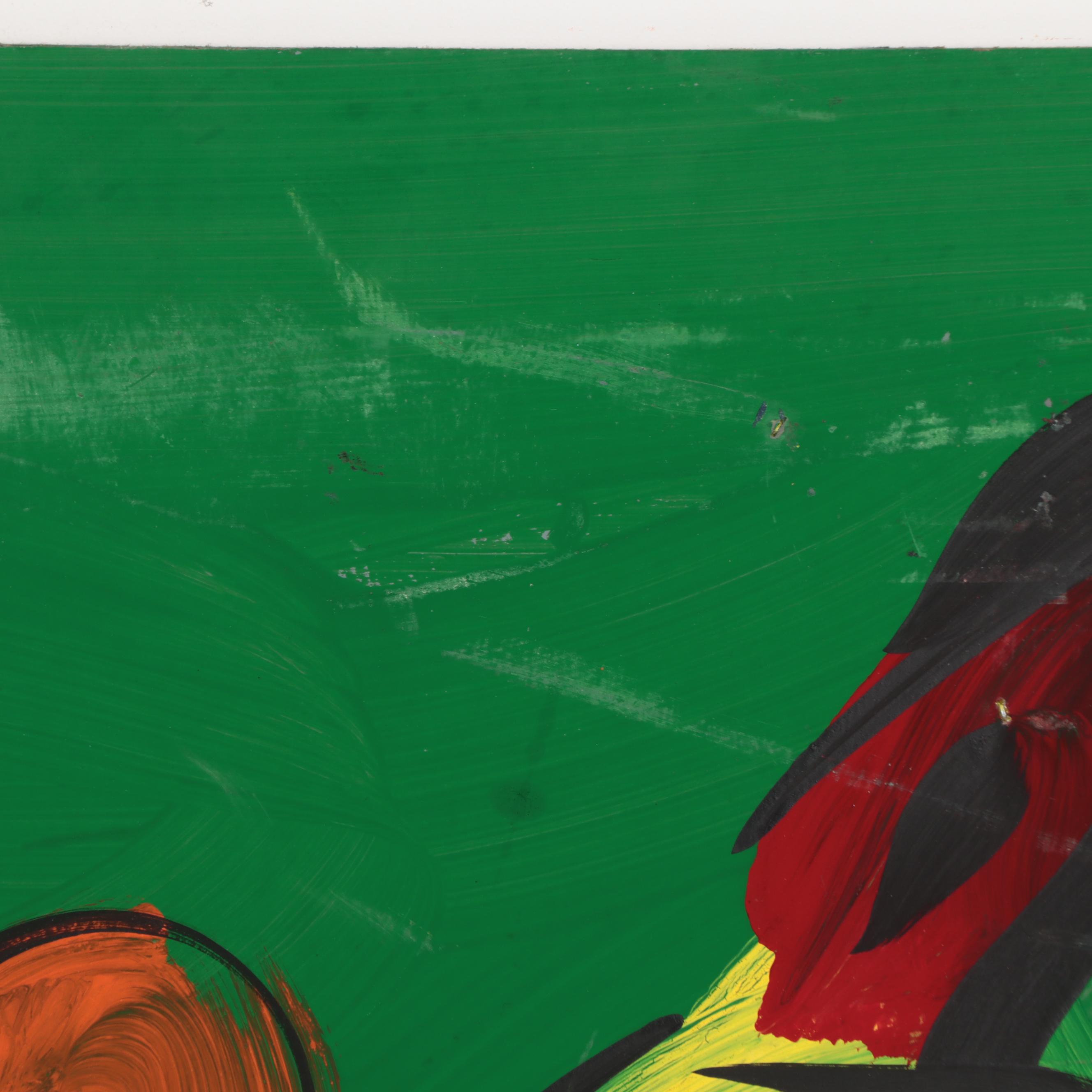 Peter Keil Large-Scale Abstract Figurative Acrylic Painting