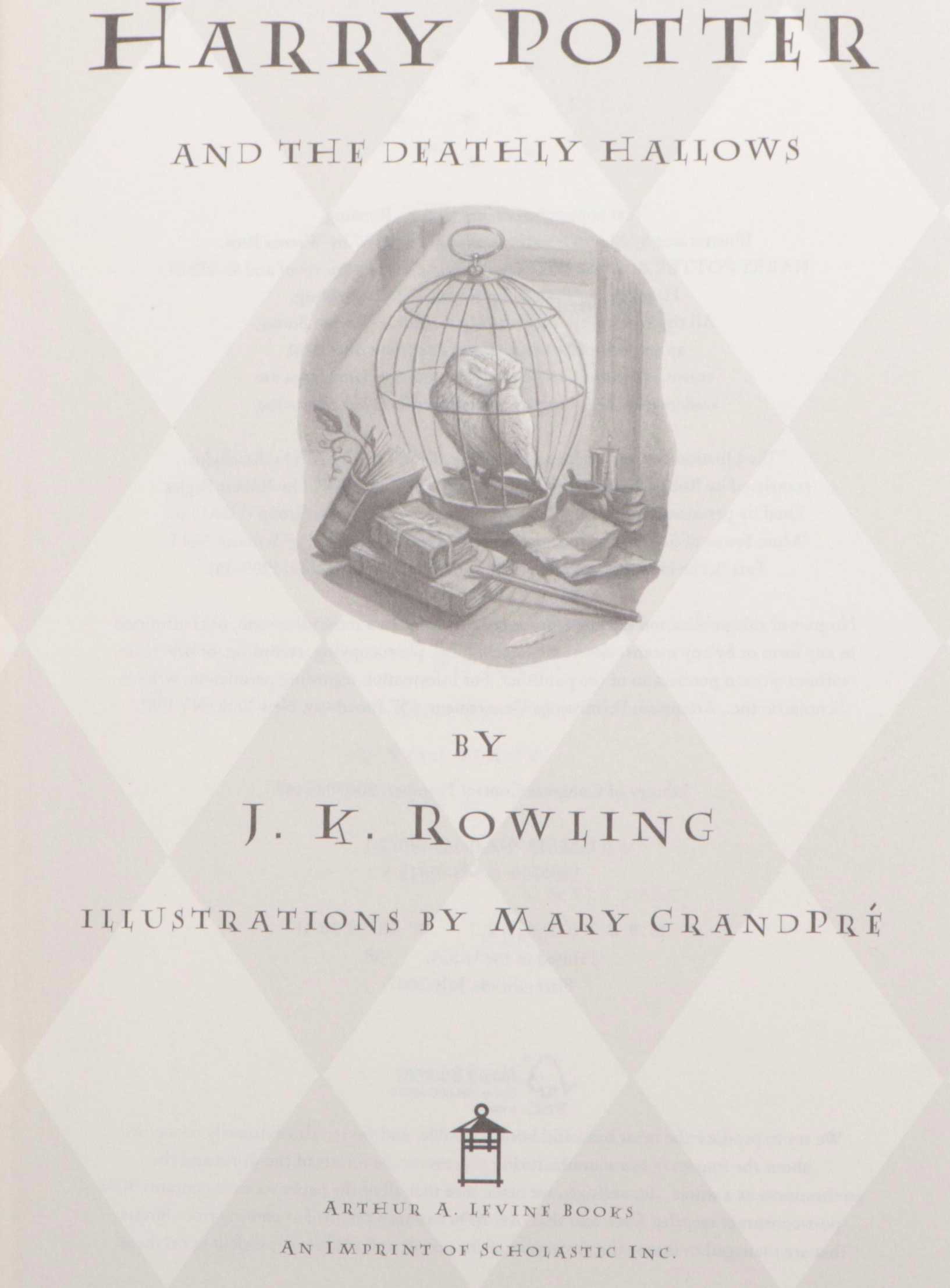 First American Edition "Harry Potter" Complete Series by J. K. Rowling