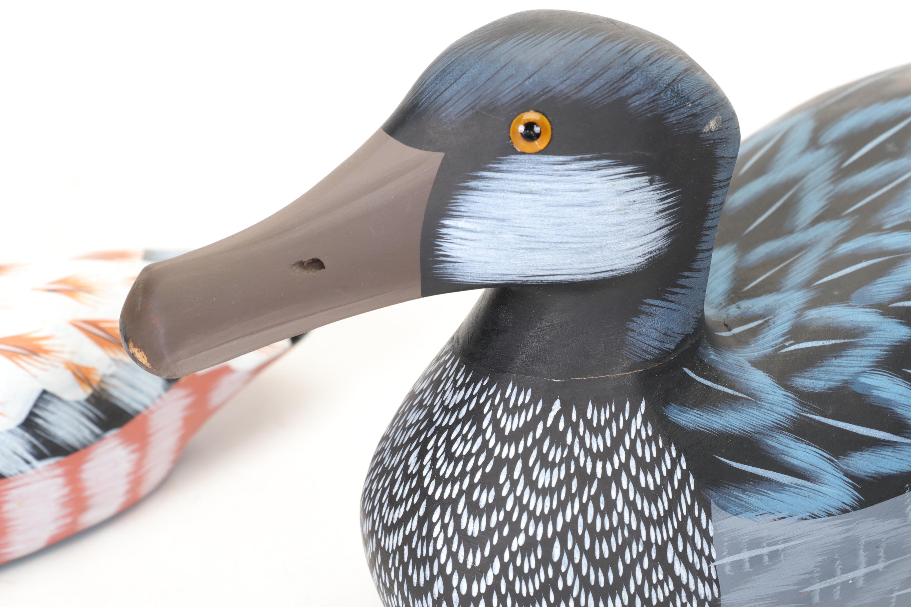 Hand-Painted Wooden Duck Decoy Collection