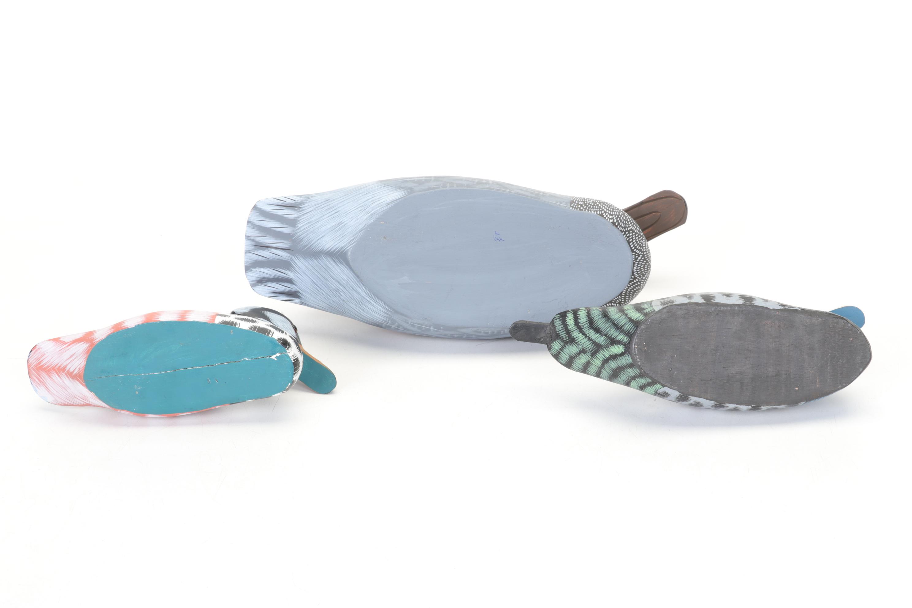 Hand-Painted Wooden Duck Decoy Collection