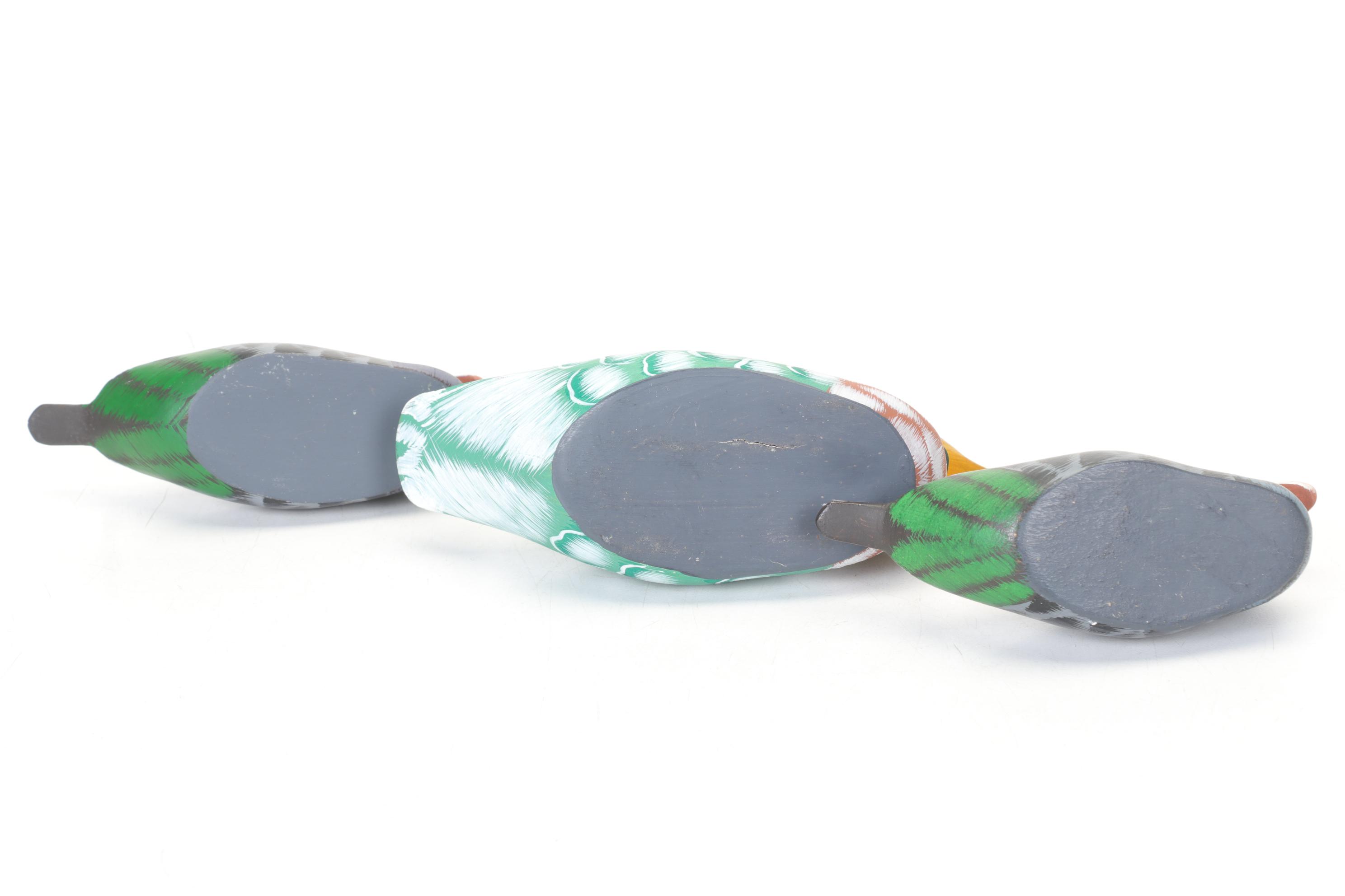 Hand-Painted Wooden Duck Decoy Collection