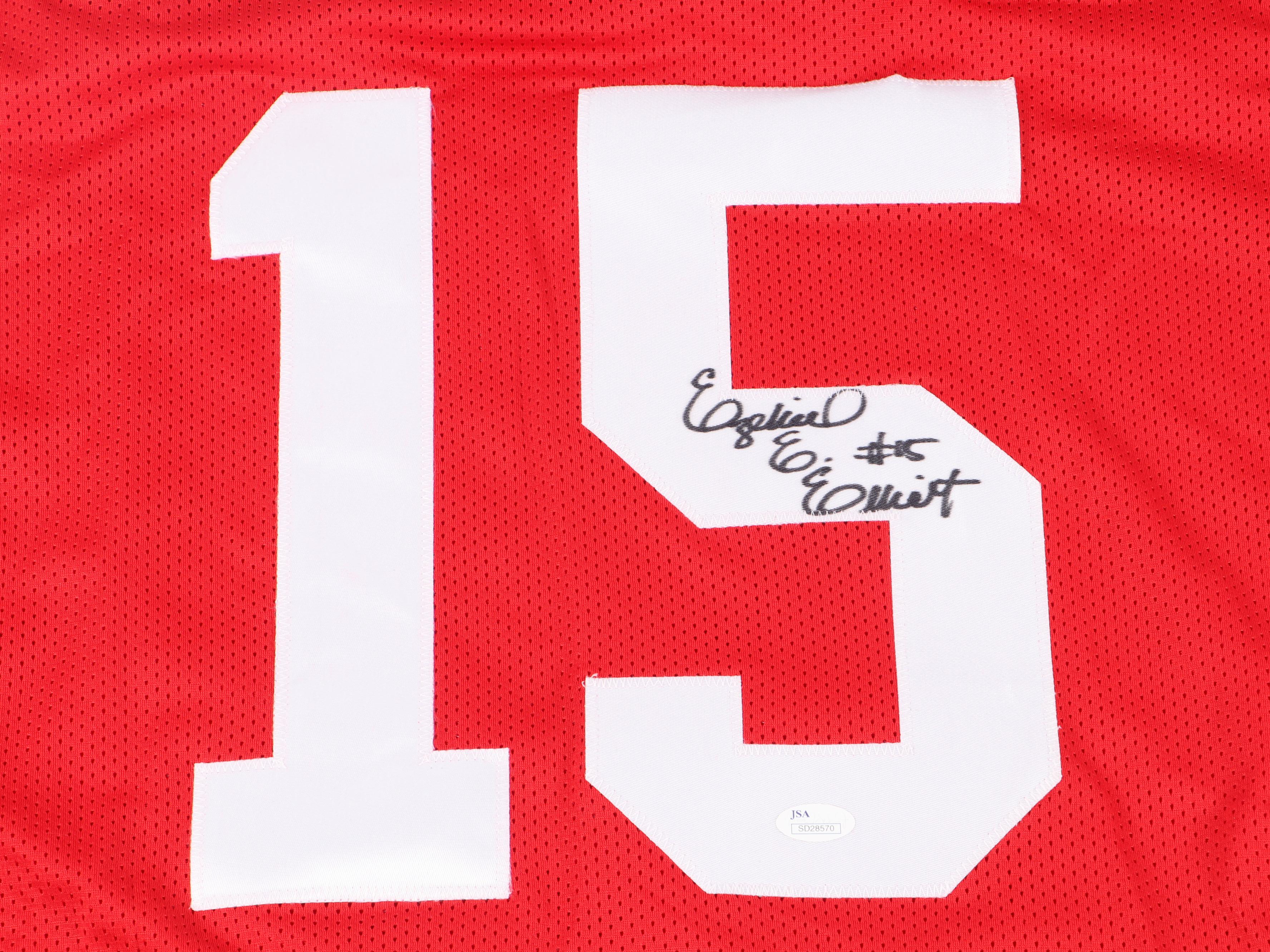 Ezekiel Elliott and Robert Smith Signed Ohio State University Football Jerseys