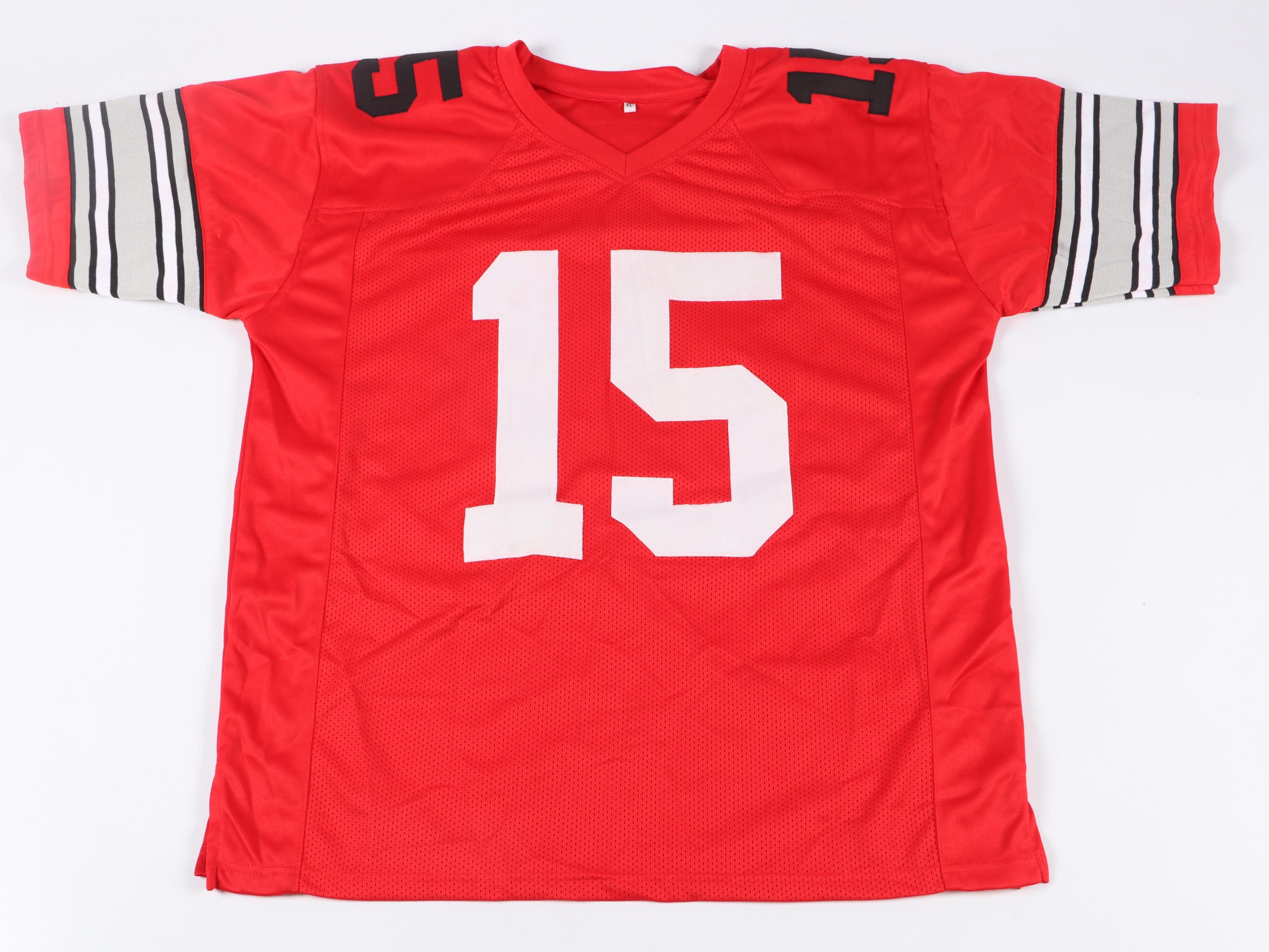 Ezekiel Elliott and Robert Smith Signed Ohio State University Football Jerseys