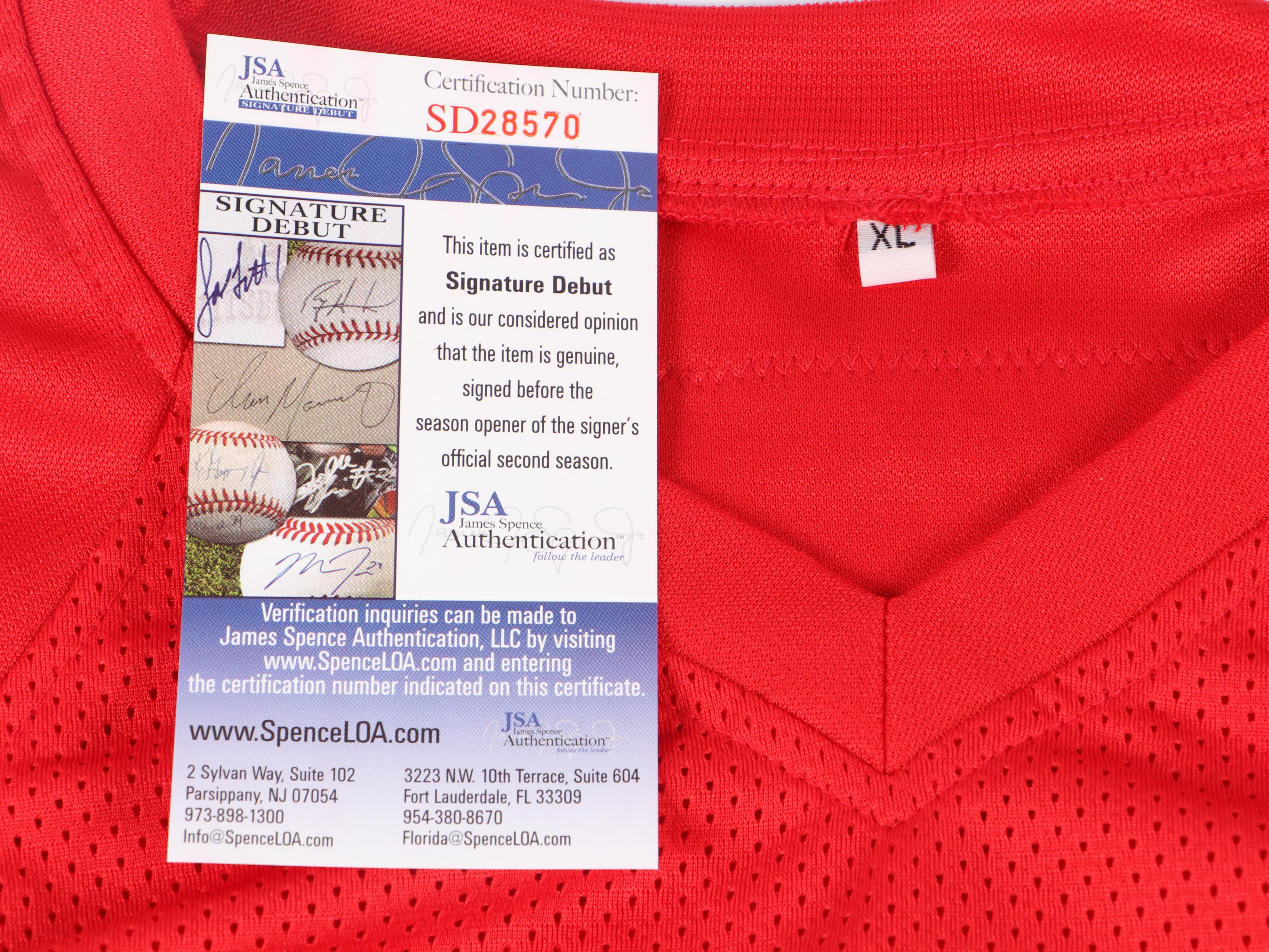 Ezekiel Elliott and Robert Smith Signed Ohio State University Football Jerseys