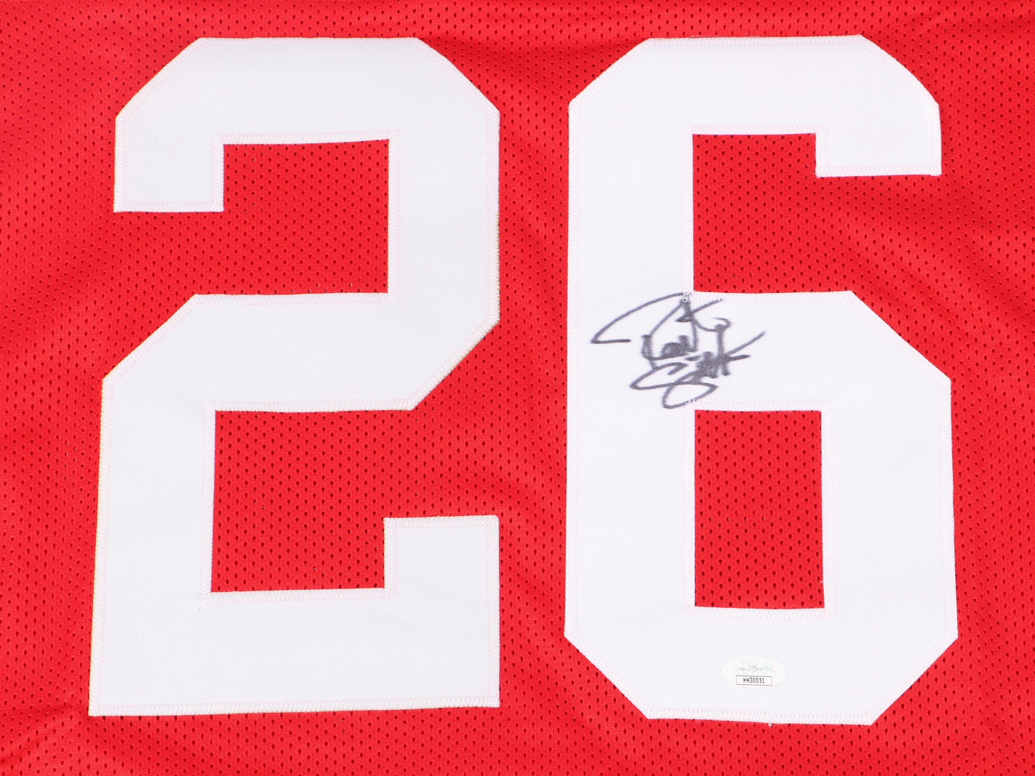 Ezekiel Elliott and Robert Smith Signed Ohio State University Football Jerseys