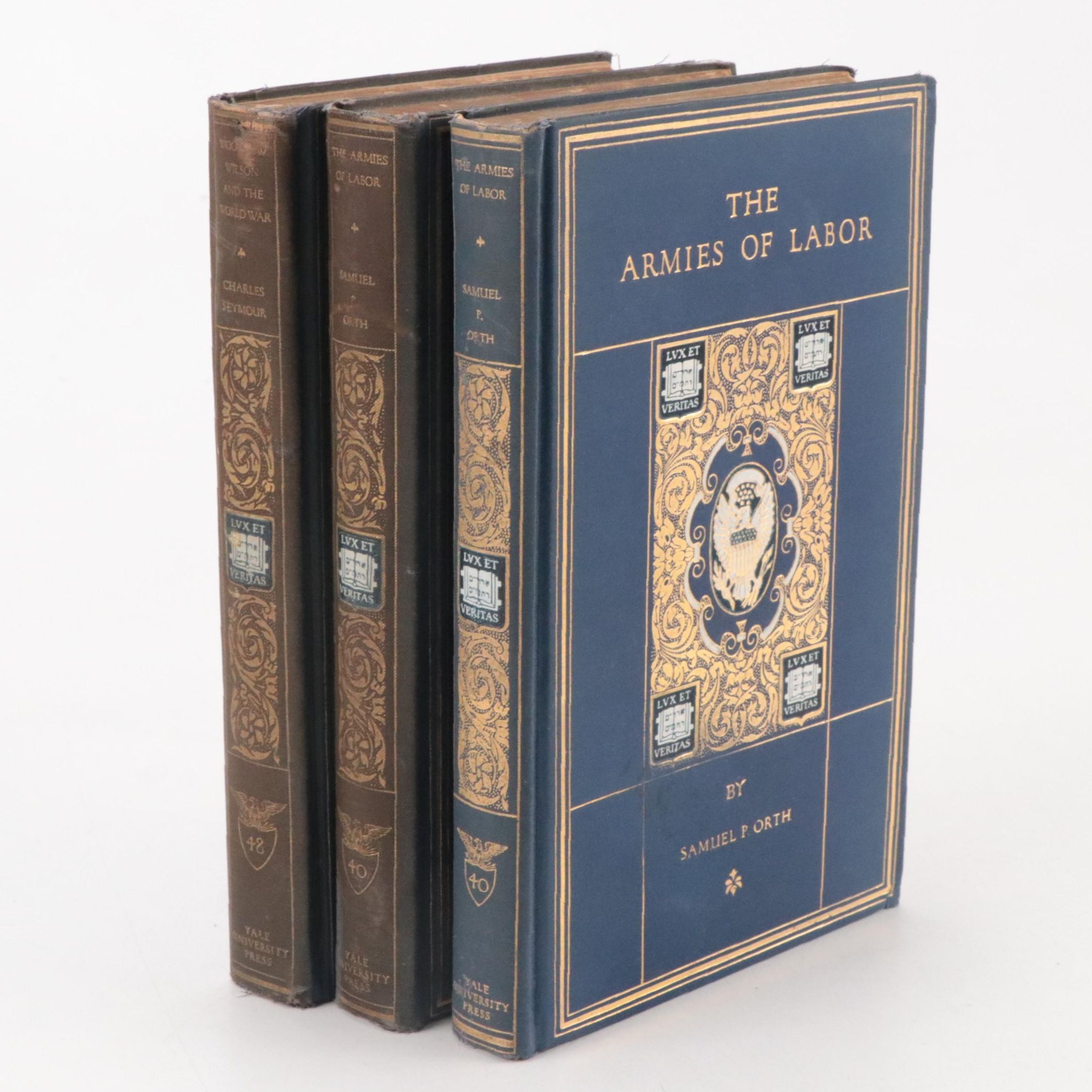 "The Armies of Labor" by Samuel P. Orth and "Woodrow Wilson" by Charles Seymour