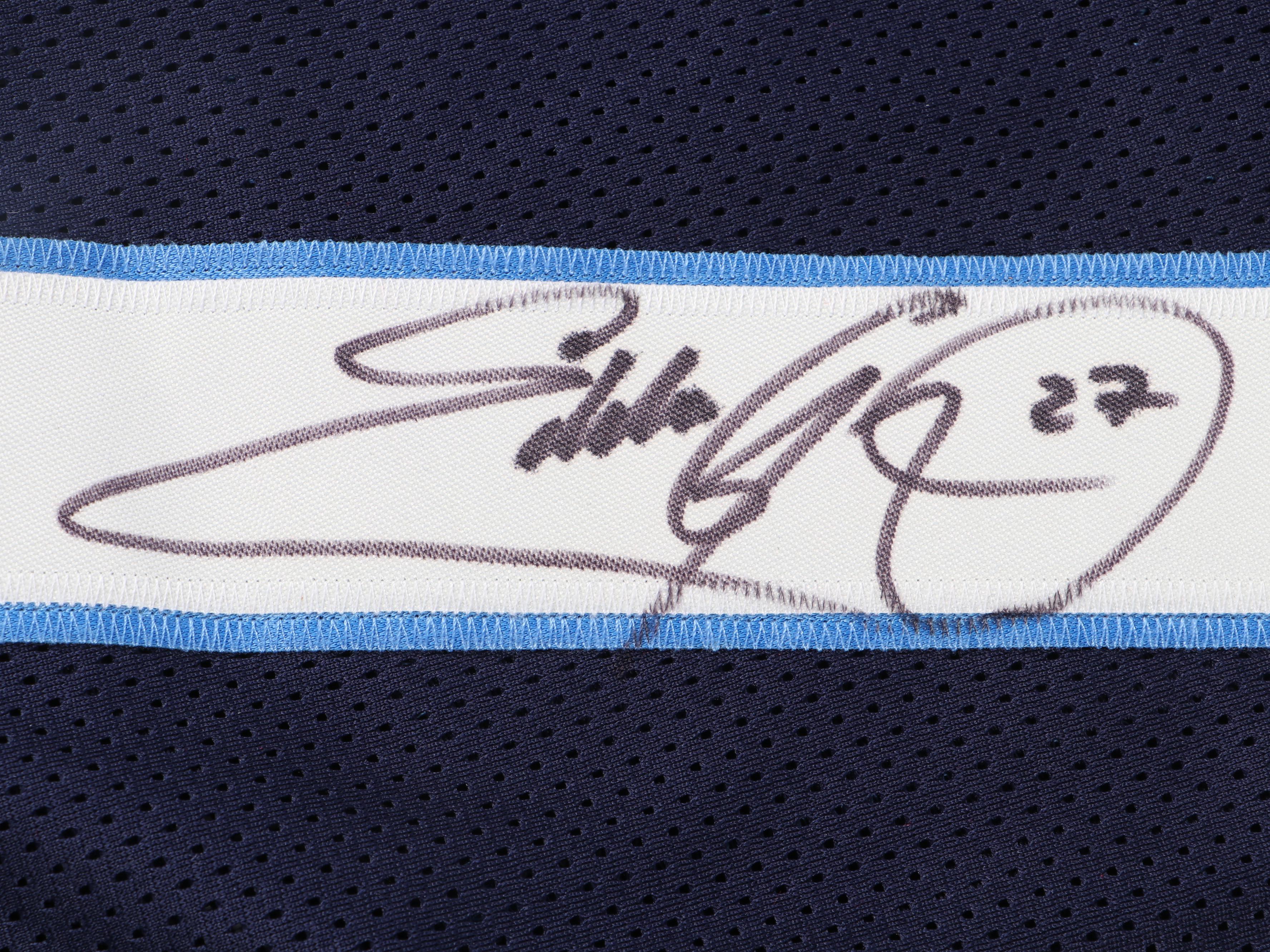 Eddie George Signed Ohio State and Tennessee Titans Football Jerseys