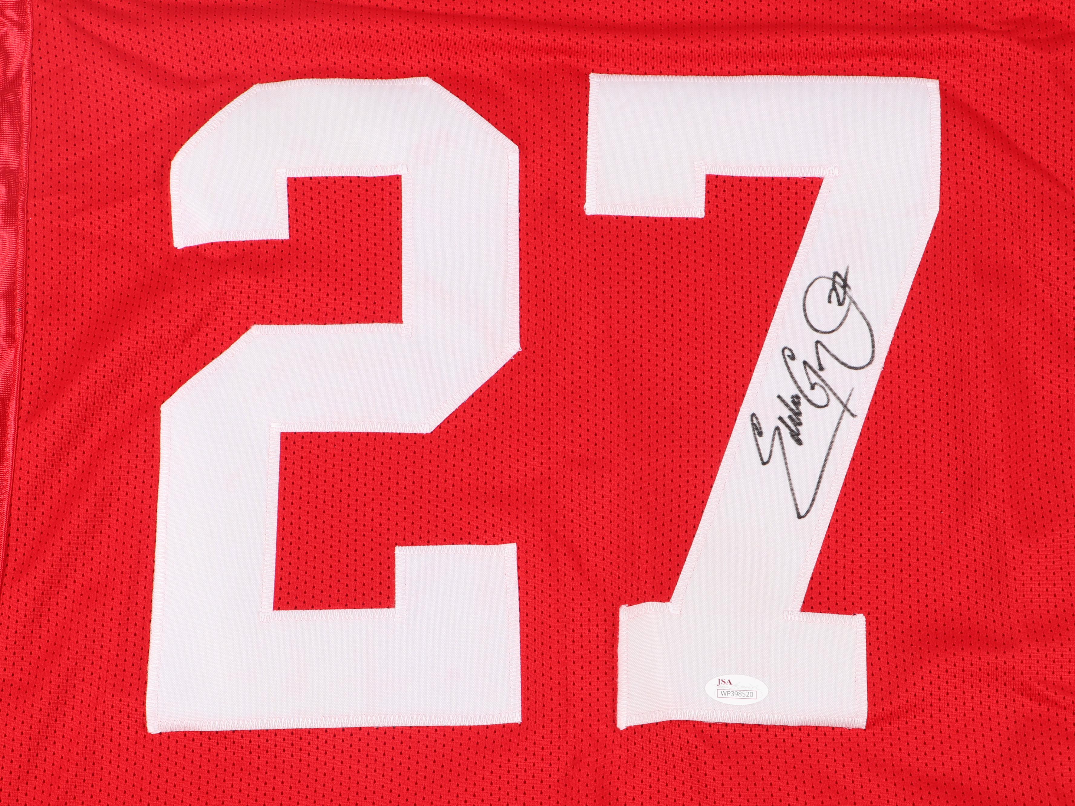 Eddie George Signed Ohio State and Tennessee Titans Football Jerseys