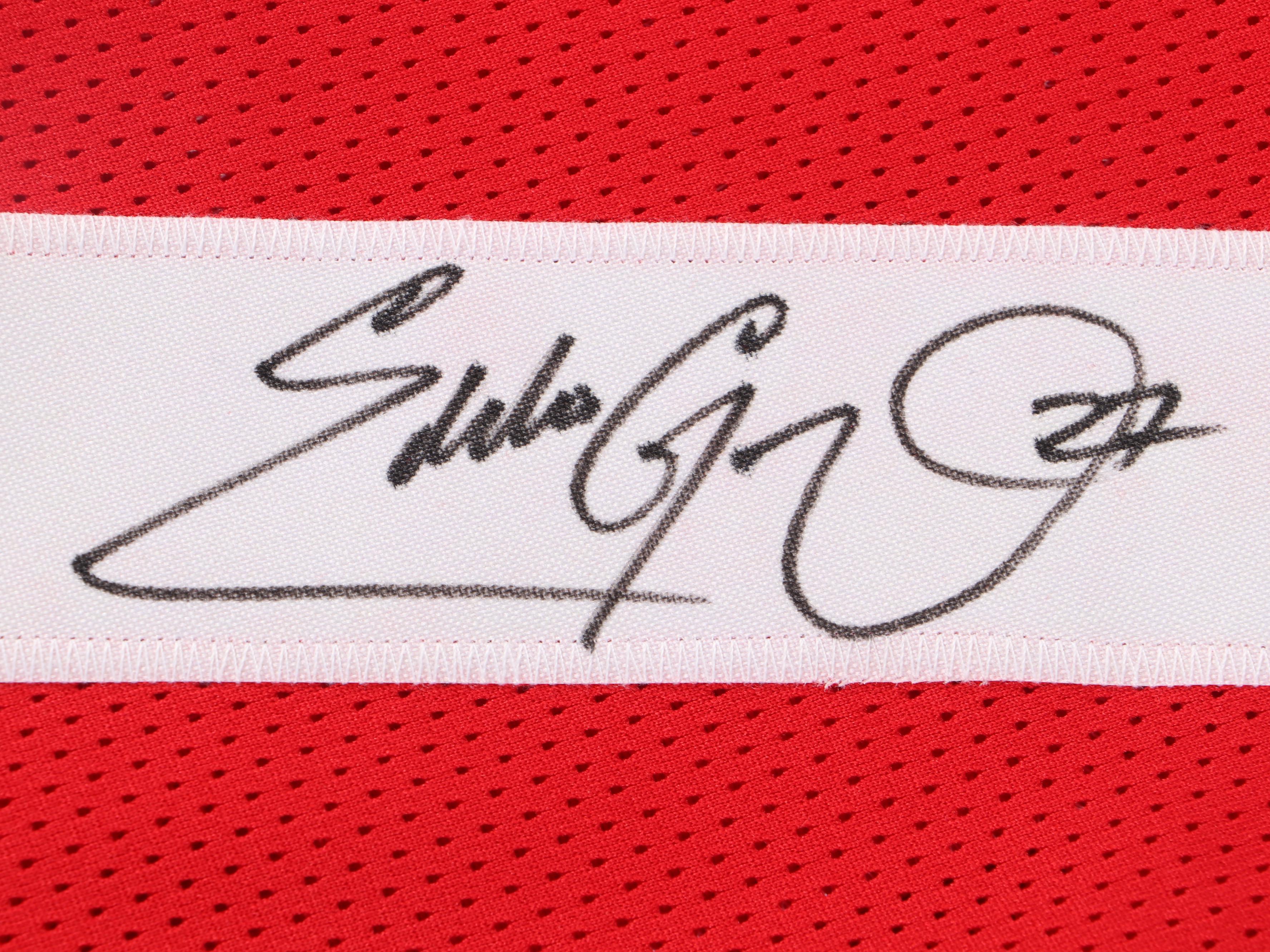 Eddie George Signed Ohio State and Tennessee Titans Football Jerseys