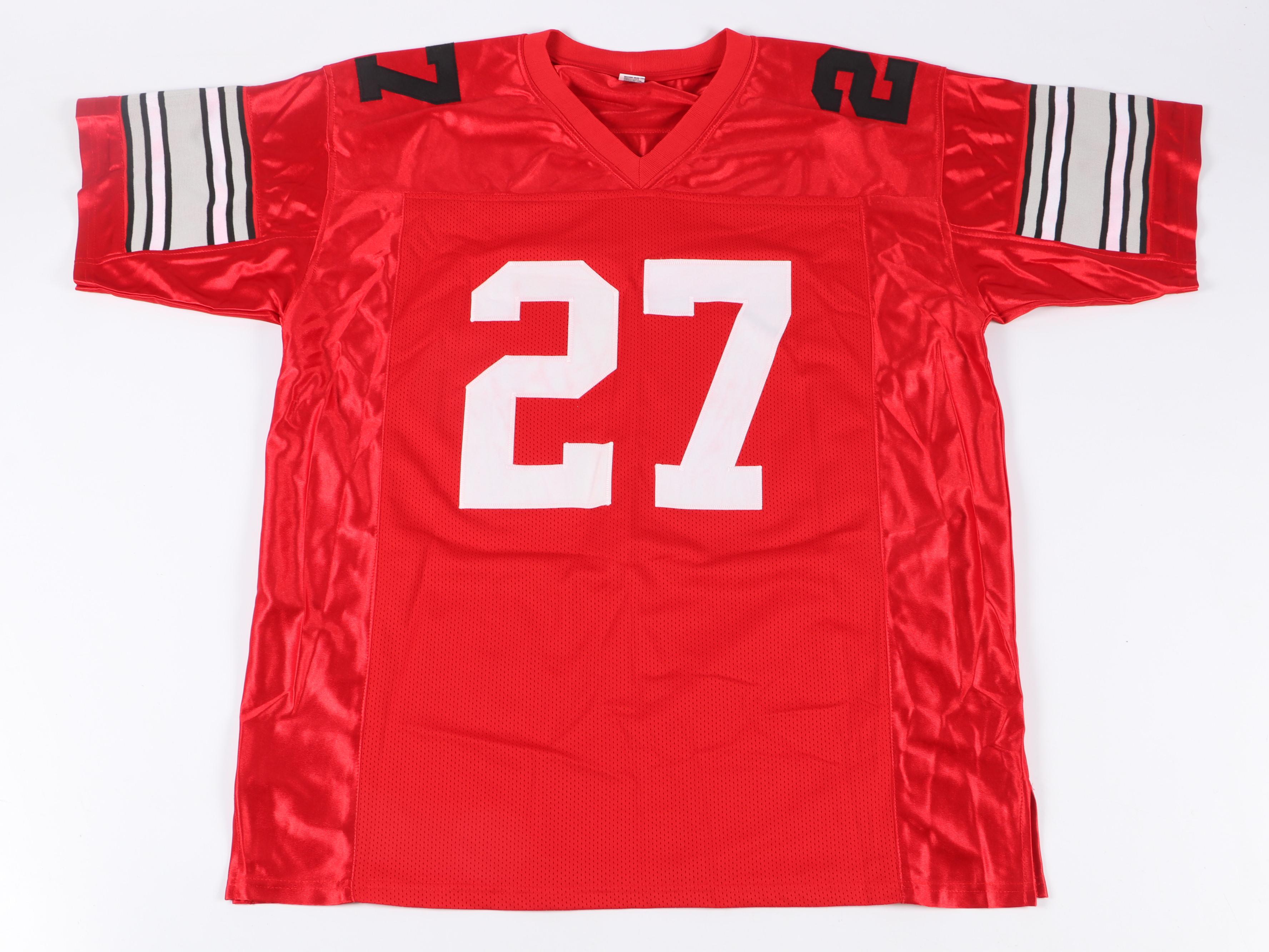 Eddie George Signed Ohio State and Tennessee Titans Football Jerseys