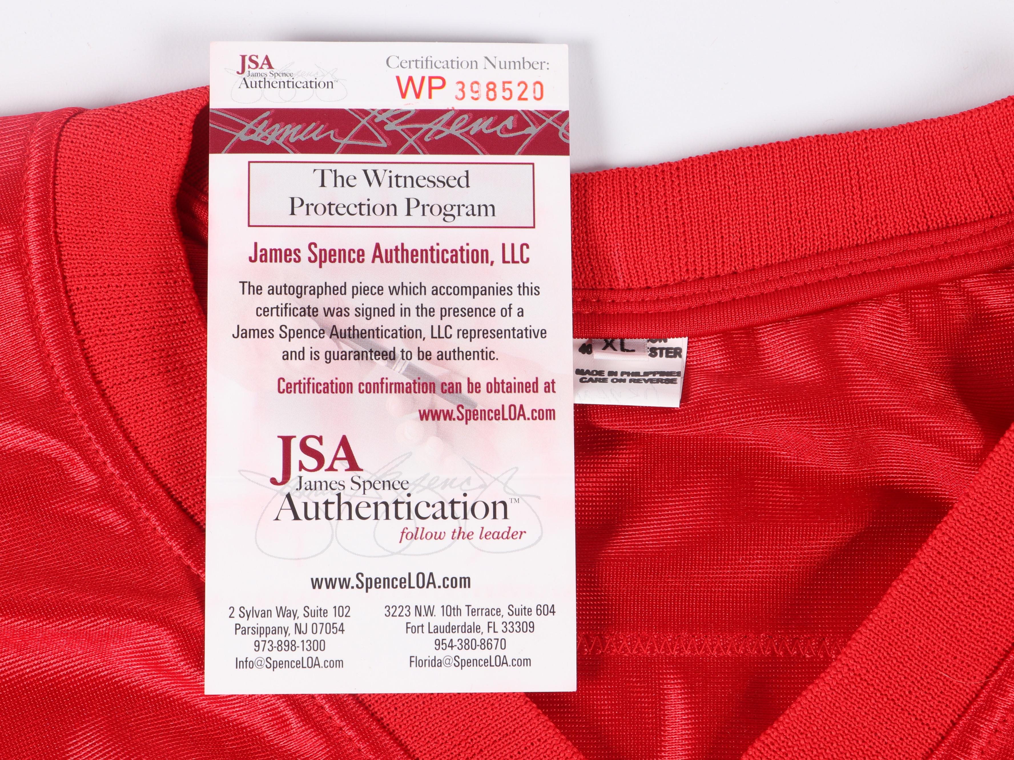 Eddie George Signed Ohio State and Tennessee Titans Football Jerseys