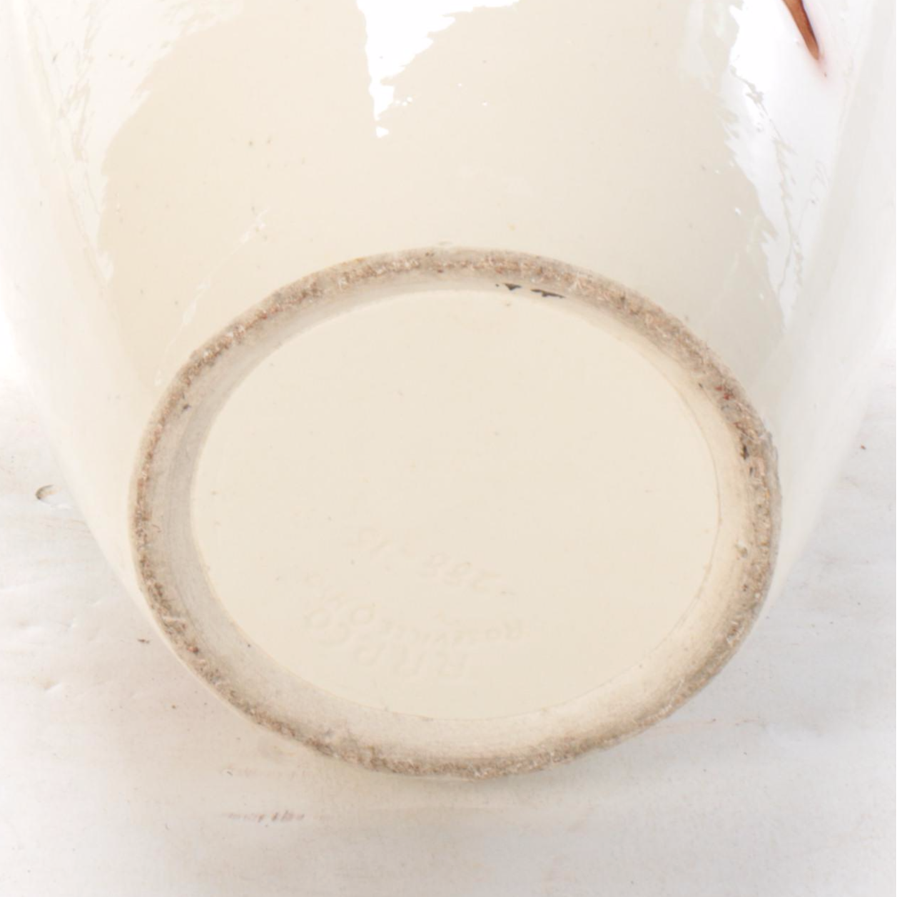 Robinson Ransbottom Pottery Ceramic Apple Vase, Mid-20th C.