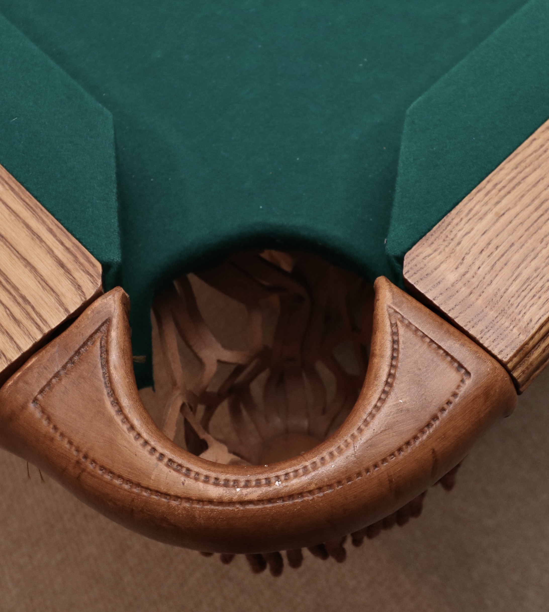 Brunswick "Brookstone II" Oak Pool Table and Accessories