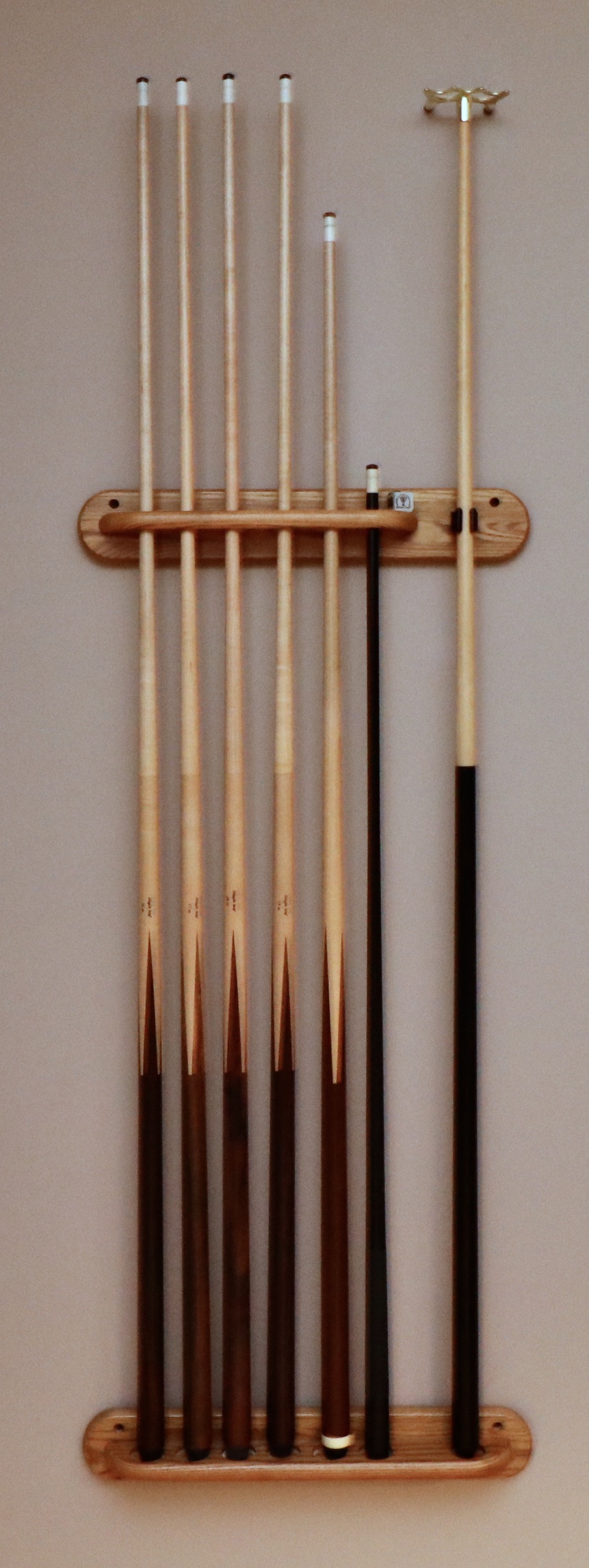 Brunswick "Brookstone II" Oak Pool Table and Accessories