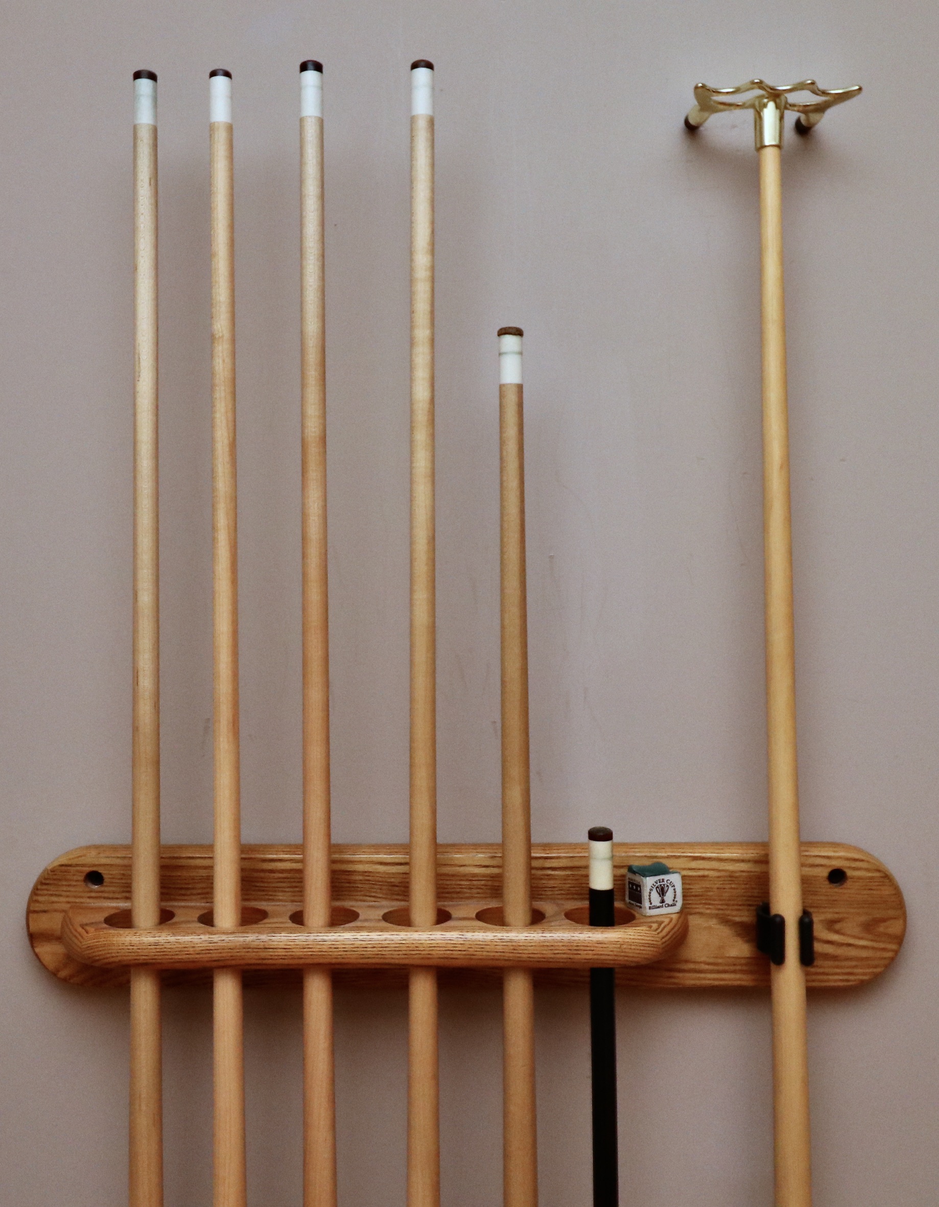 Brunswick "Brookstone II" Oak Pool Table and Accessories