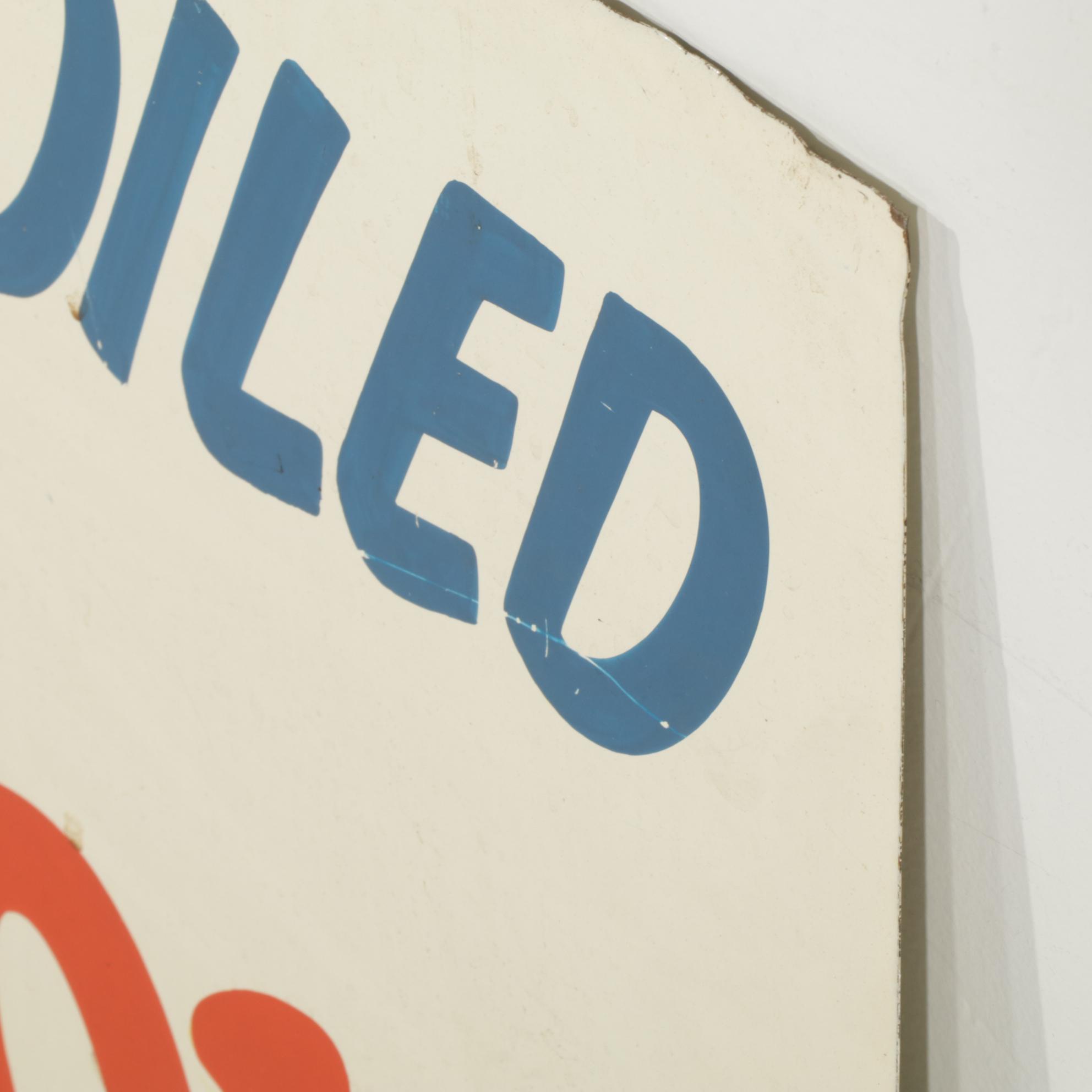 Ohio Pork Council "Pork Chops" Metal Sign