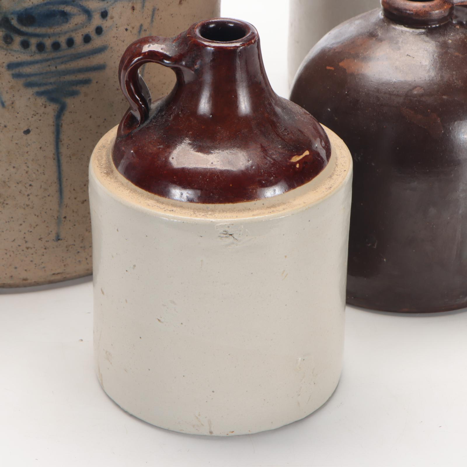 Red wing Stoneware 3 Gallon Crock with Other Stoneware Crock and Jugs