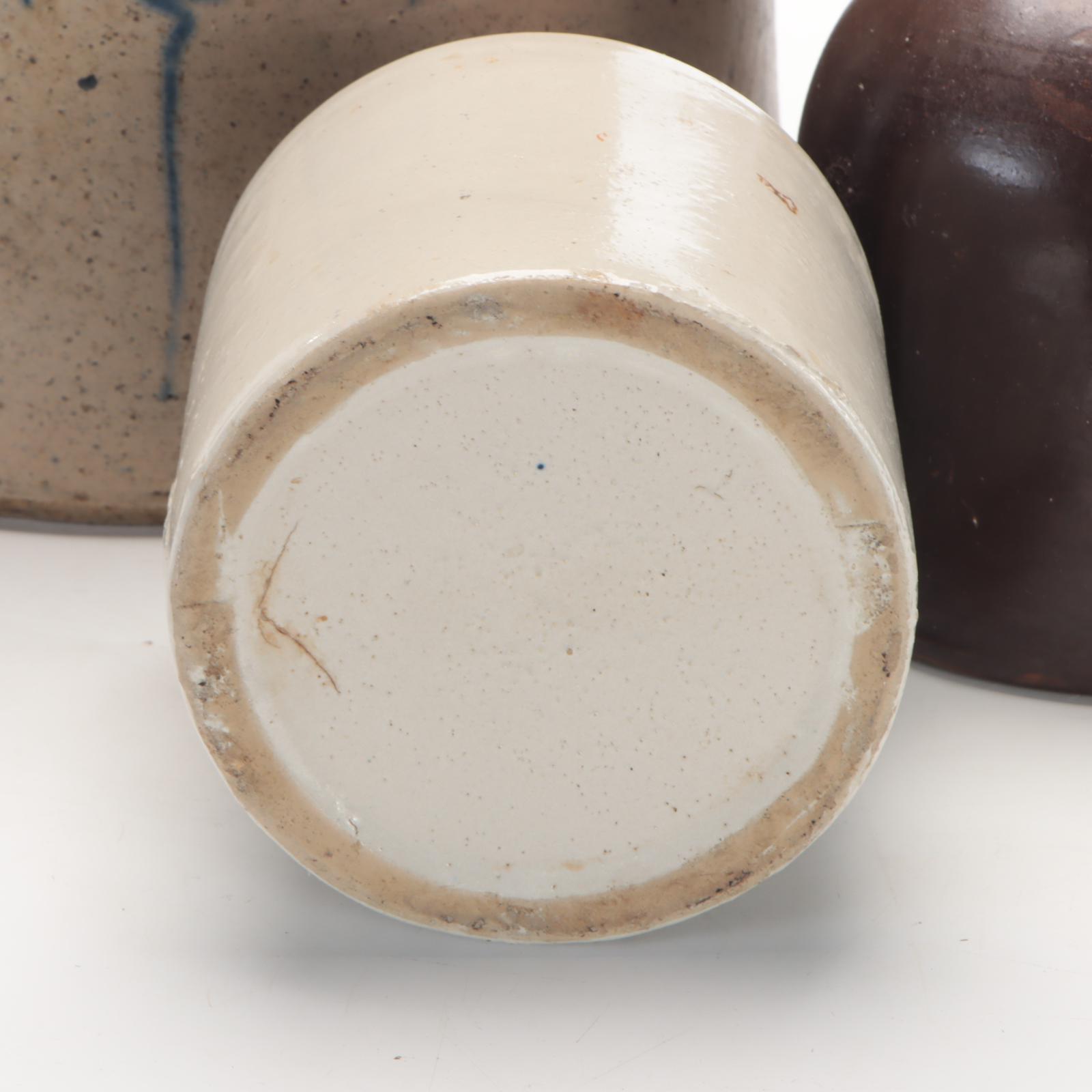 Red wing Stoneware 3 Gallon Crock with Other Stoneware Crock and Jugs