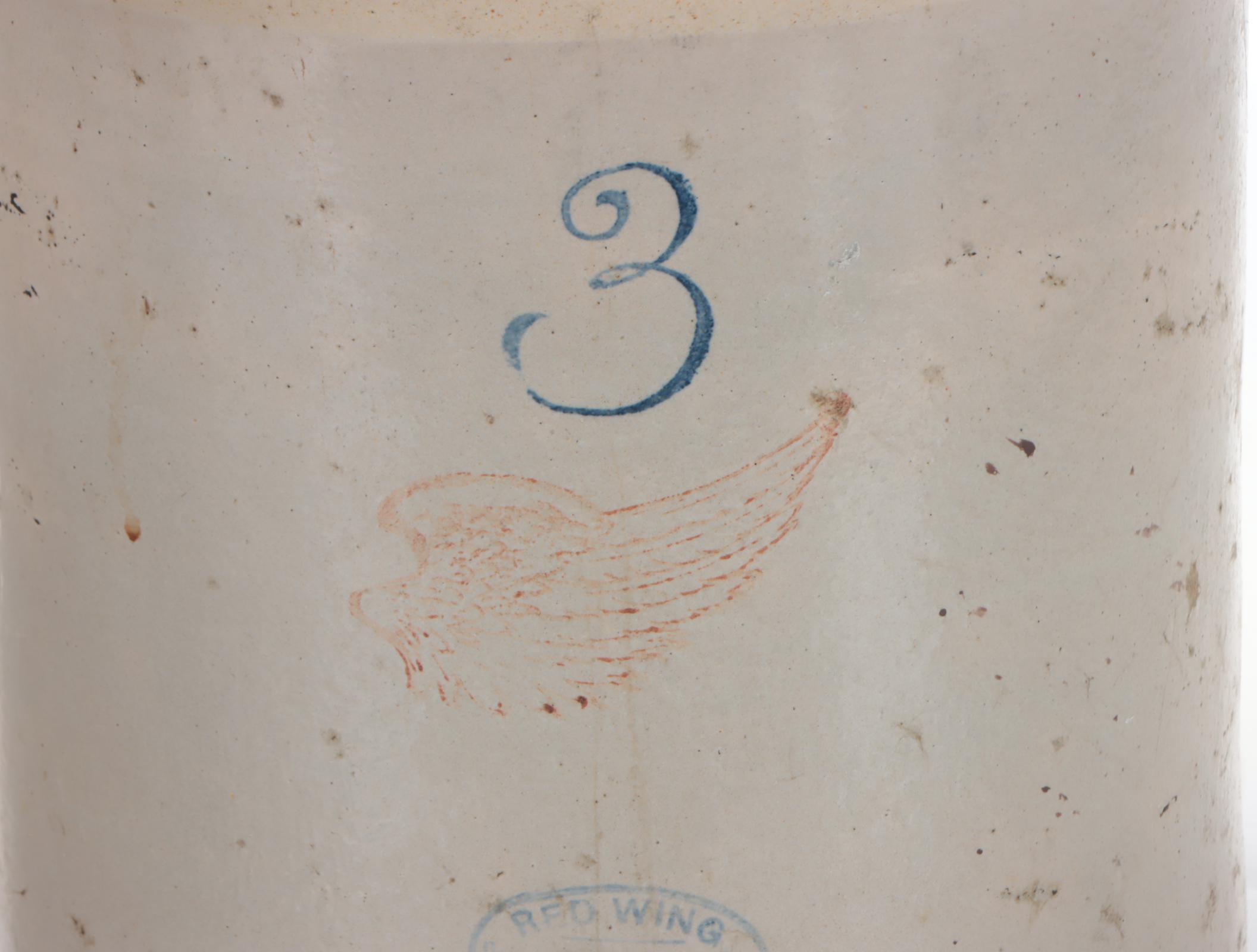 Red wing Stoneware 3 Gallon Crock with Other Stoneware Crock and Jugs