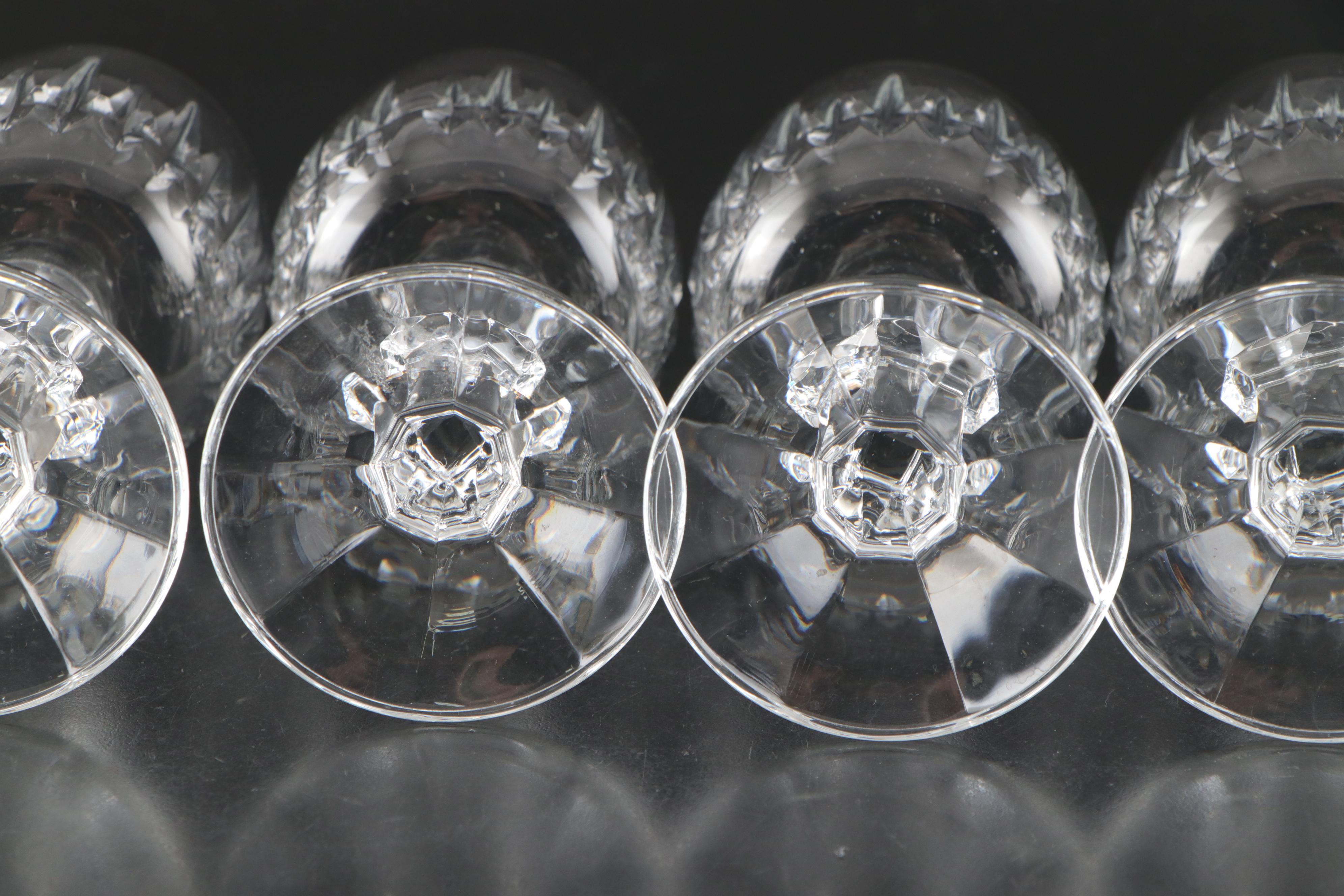 Schott-Zwiesel "Flamenco" Crystal Champagne Coupes and Wine Glasses