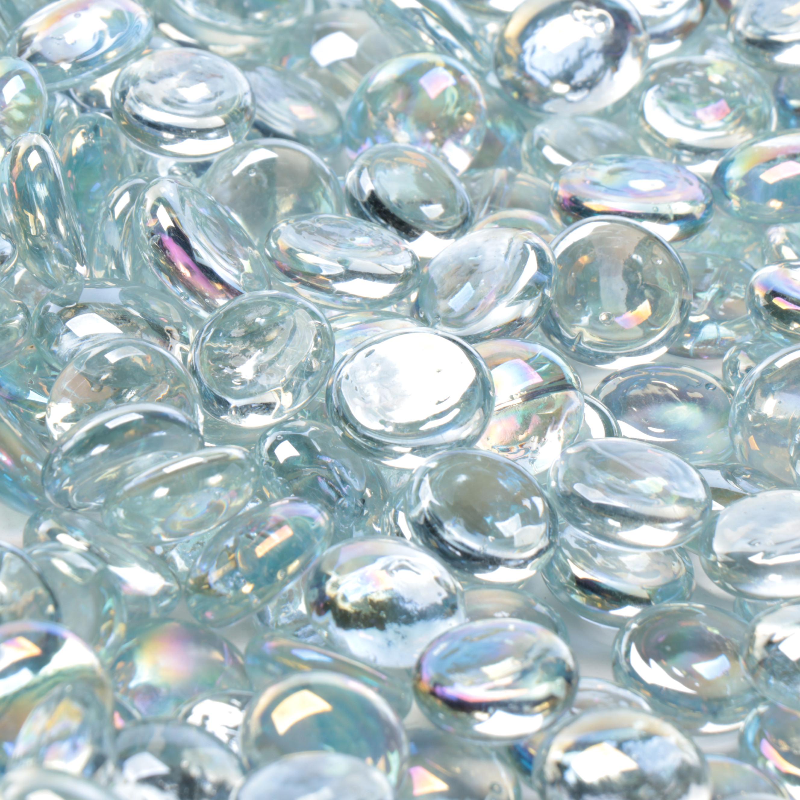 Tumbled and Polished Rocks and Gemstones With Seashells, Glass Pebbles