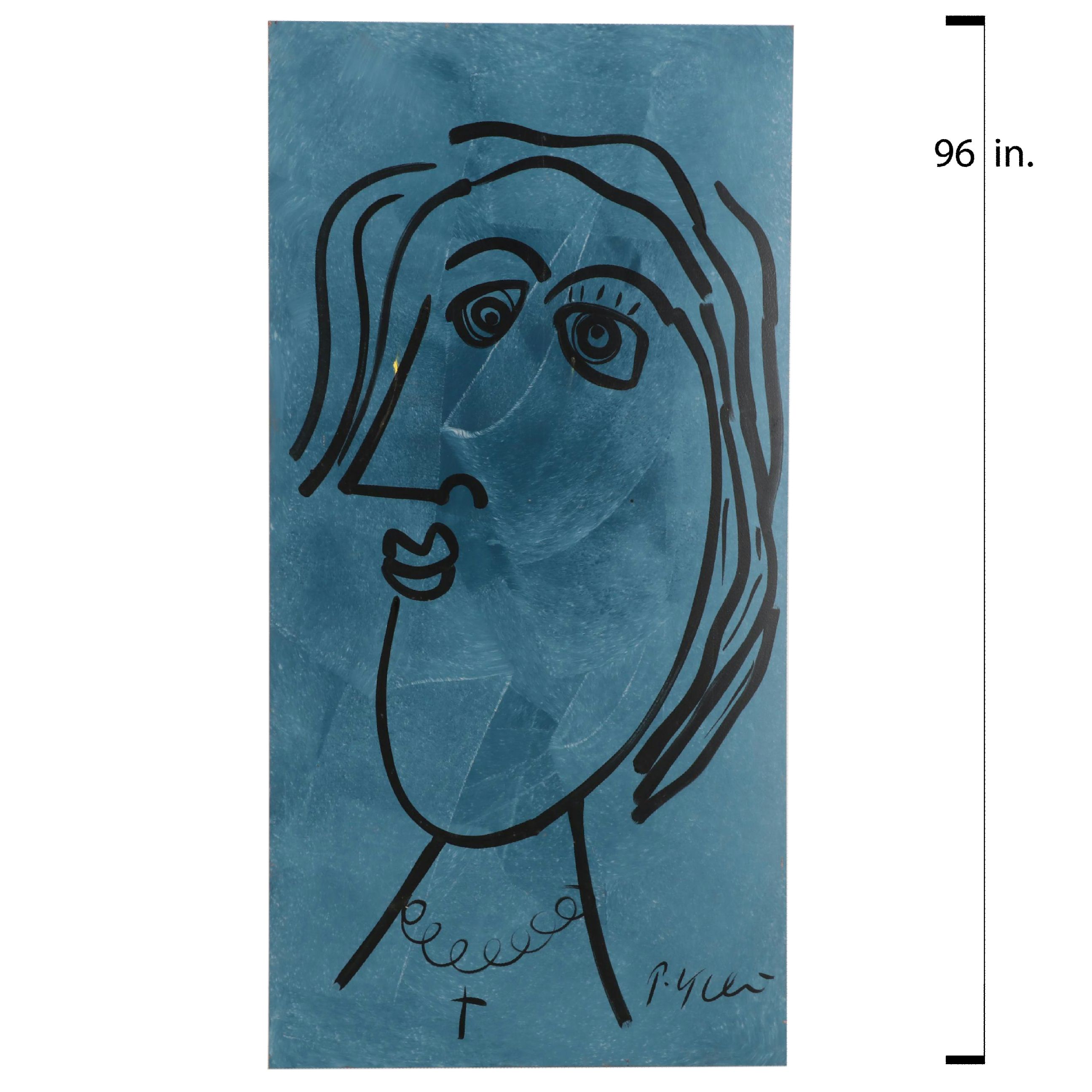 Peter Keil Large-Scale Abstract Acrylic Painting