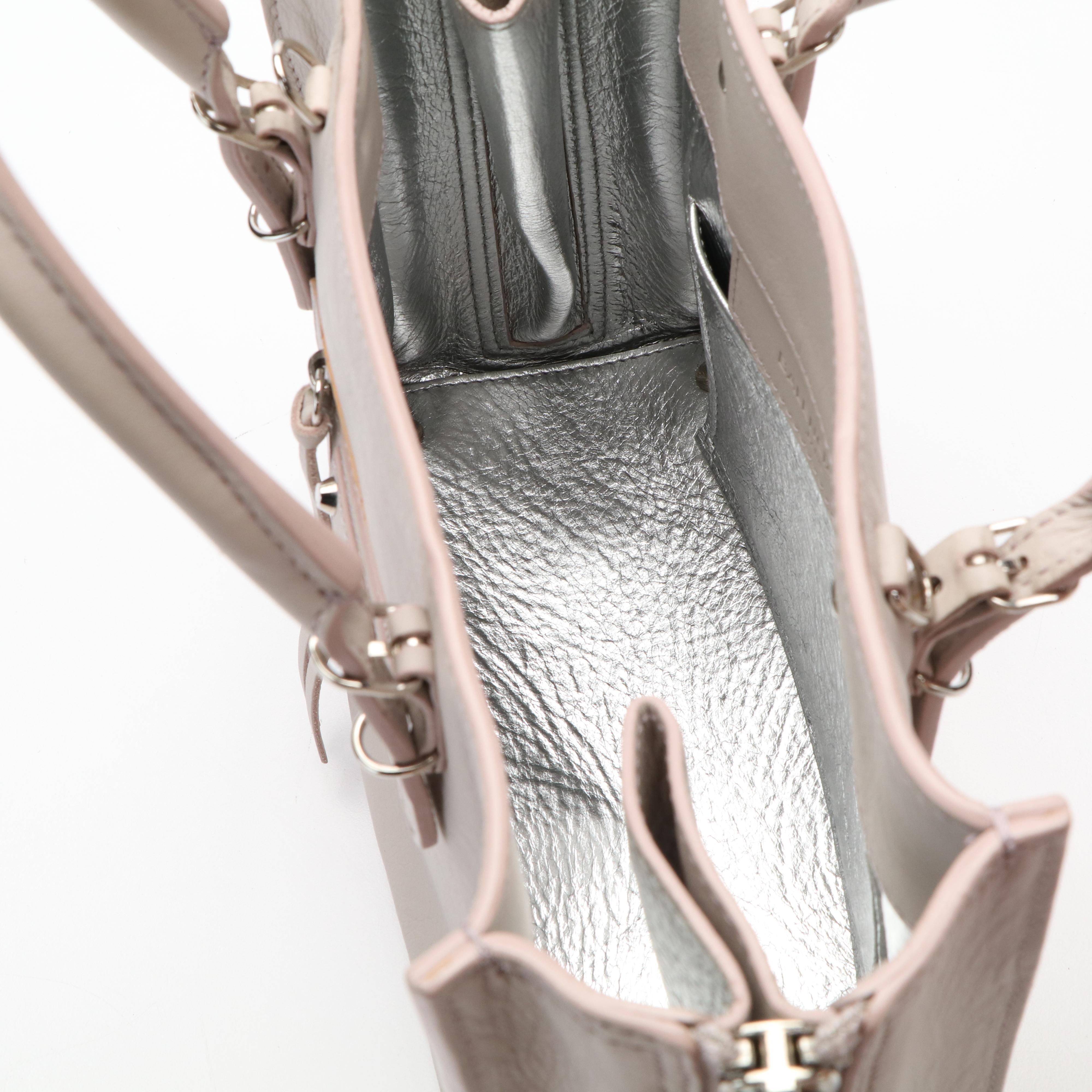 Balenciaga Papier A4 Zip Around Classic Leather Mini Tote Bag