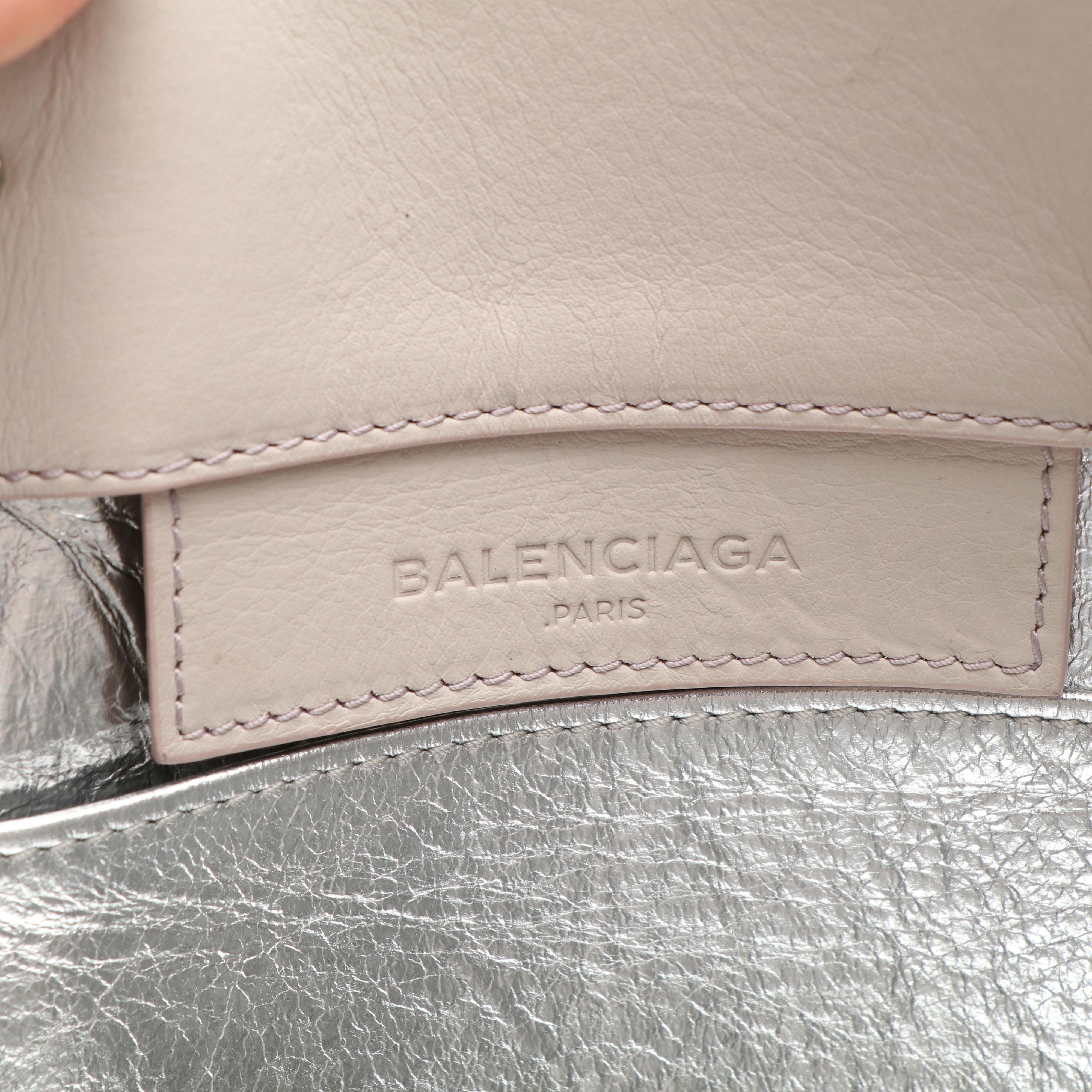 Balenciaga Papier A4 Zip Around Classic Leather Mini Tote Bag