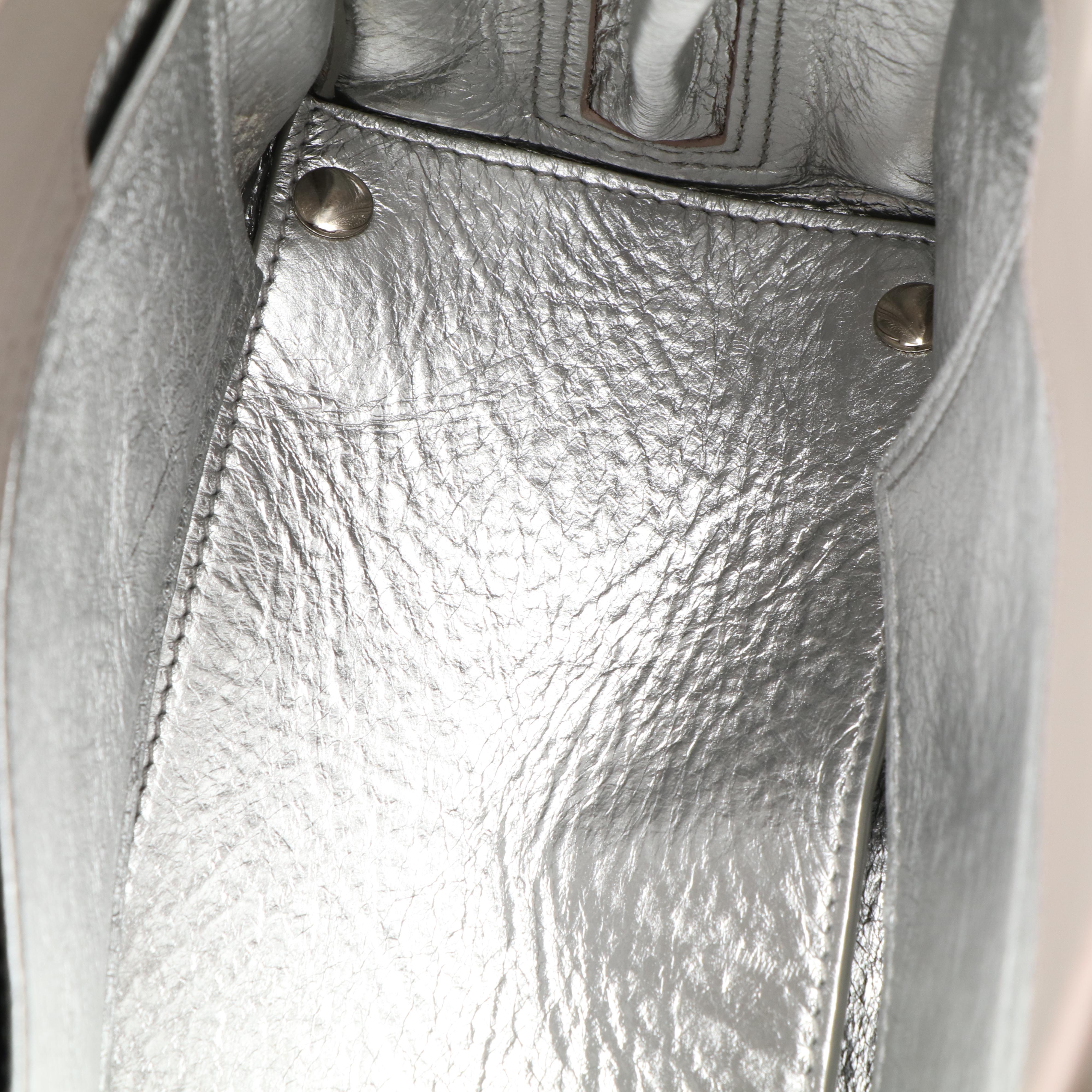 Balenciaga Papier A4 Zip Around Classic Leather Mini Tote Bag