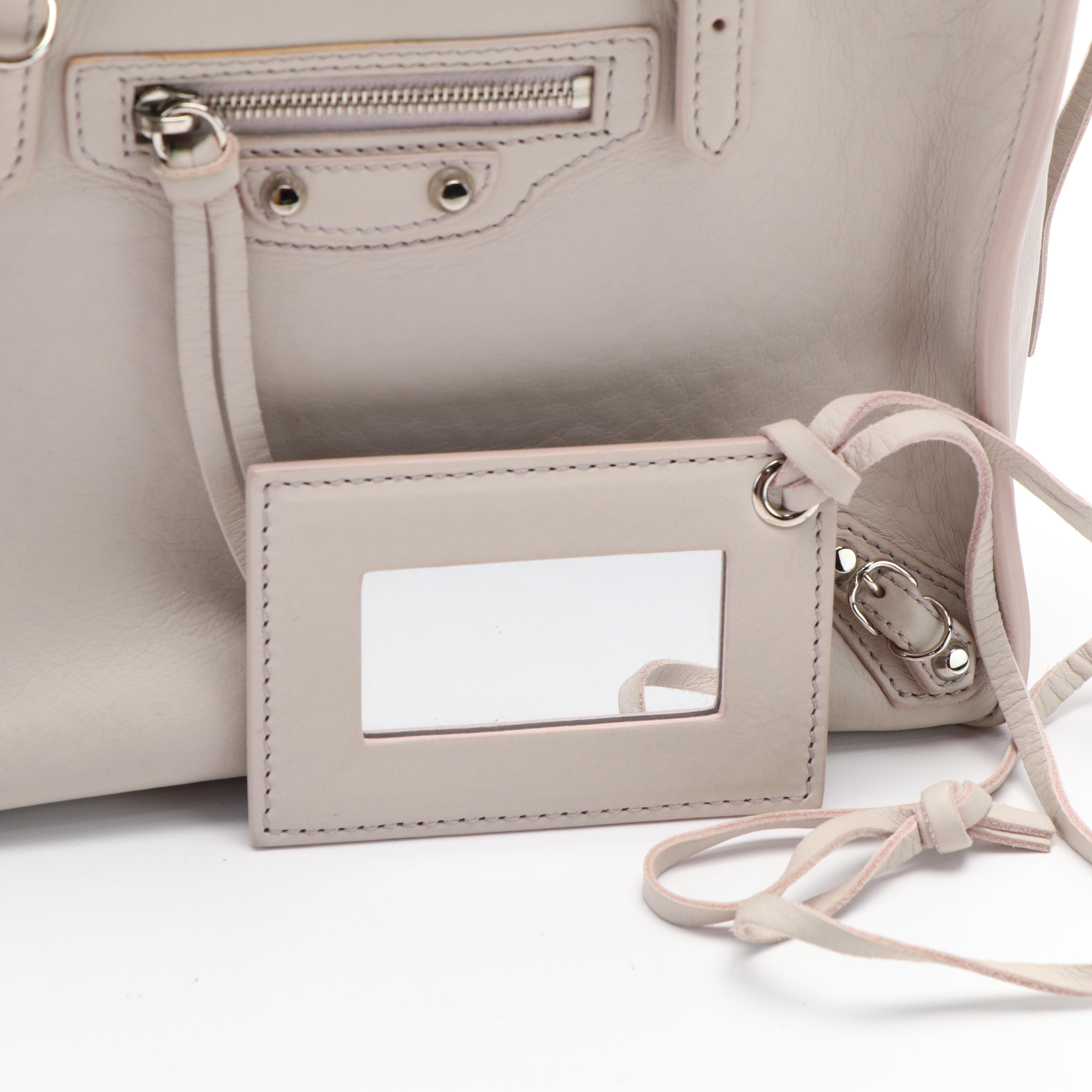 Balenciaga Papier A4 Zip Around Classic Leather Mini Tote Bag