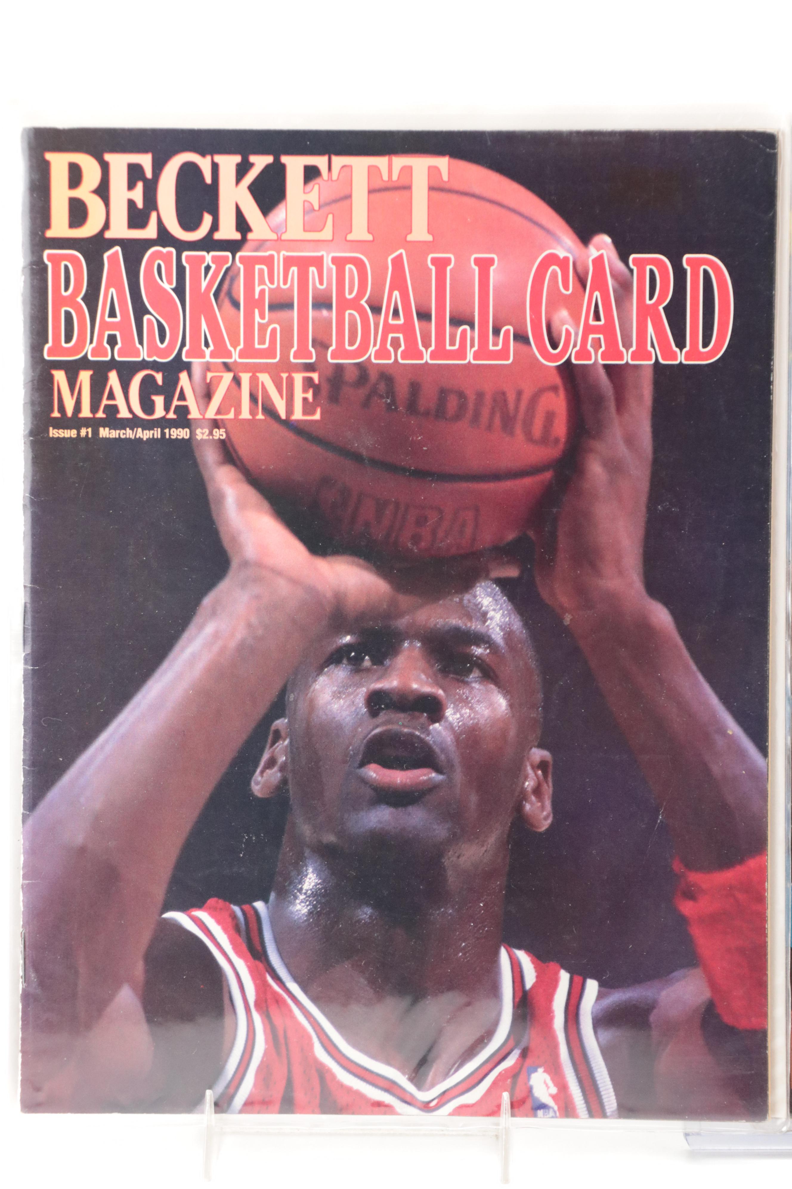 Michael Jordan First "Sports Illustrated" and "Beckett Basketball" Magazines
