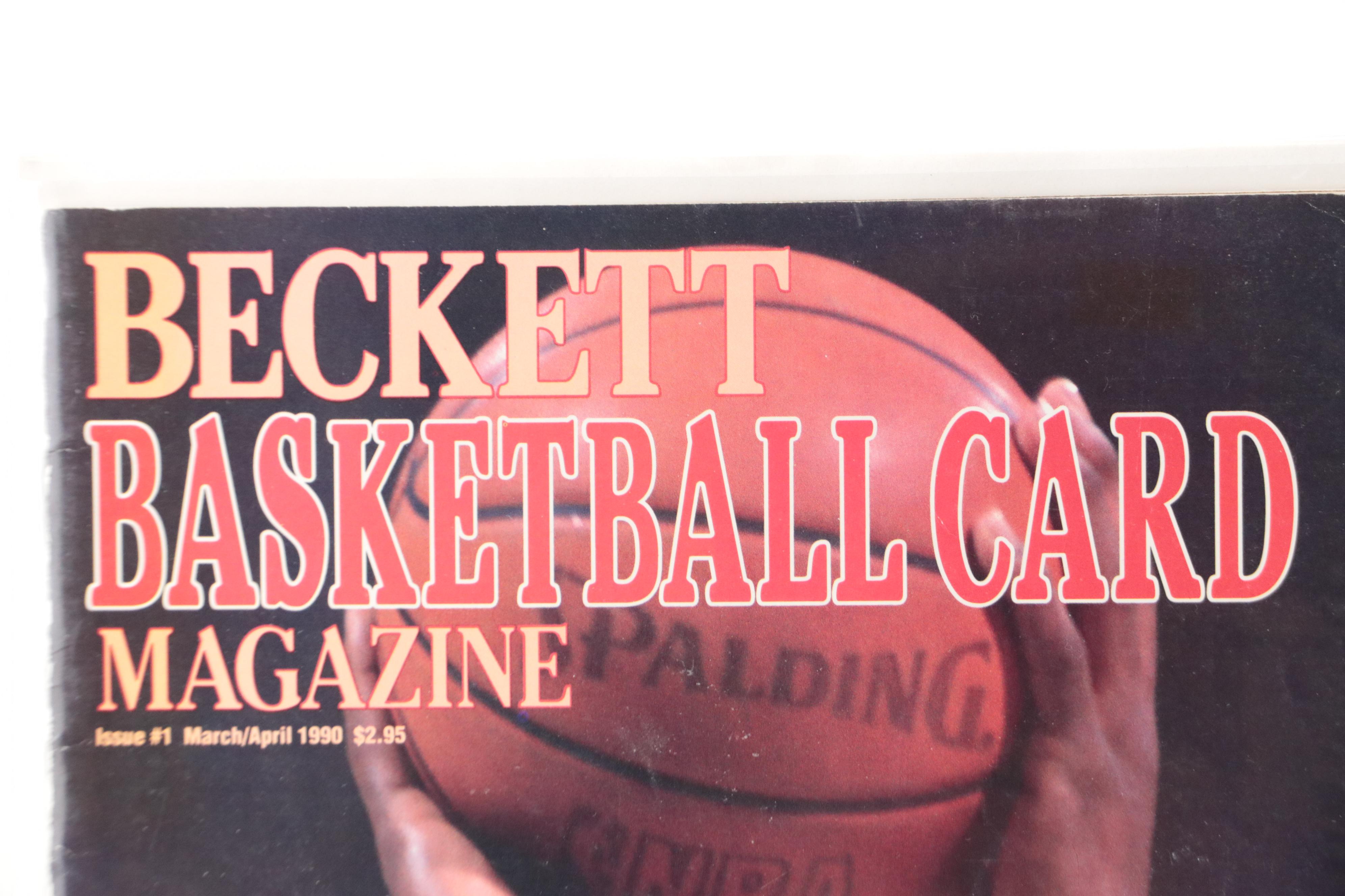 Michael Jordan First "Sports Illustrated" and "Beckett Basketball" Magazines