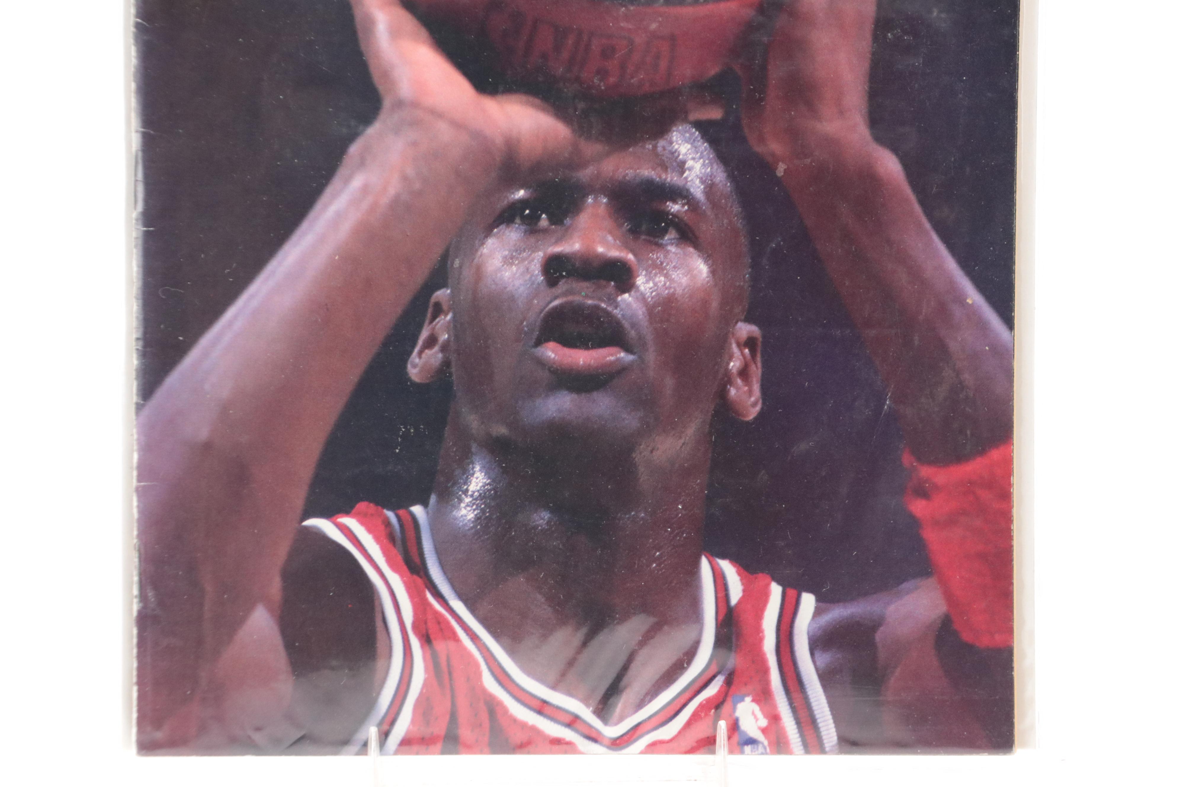 Michael Jordan First "Sports Illustrated" and "Beckett Basketball" Magazines