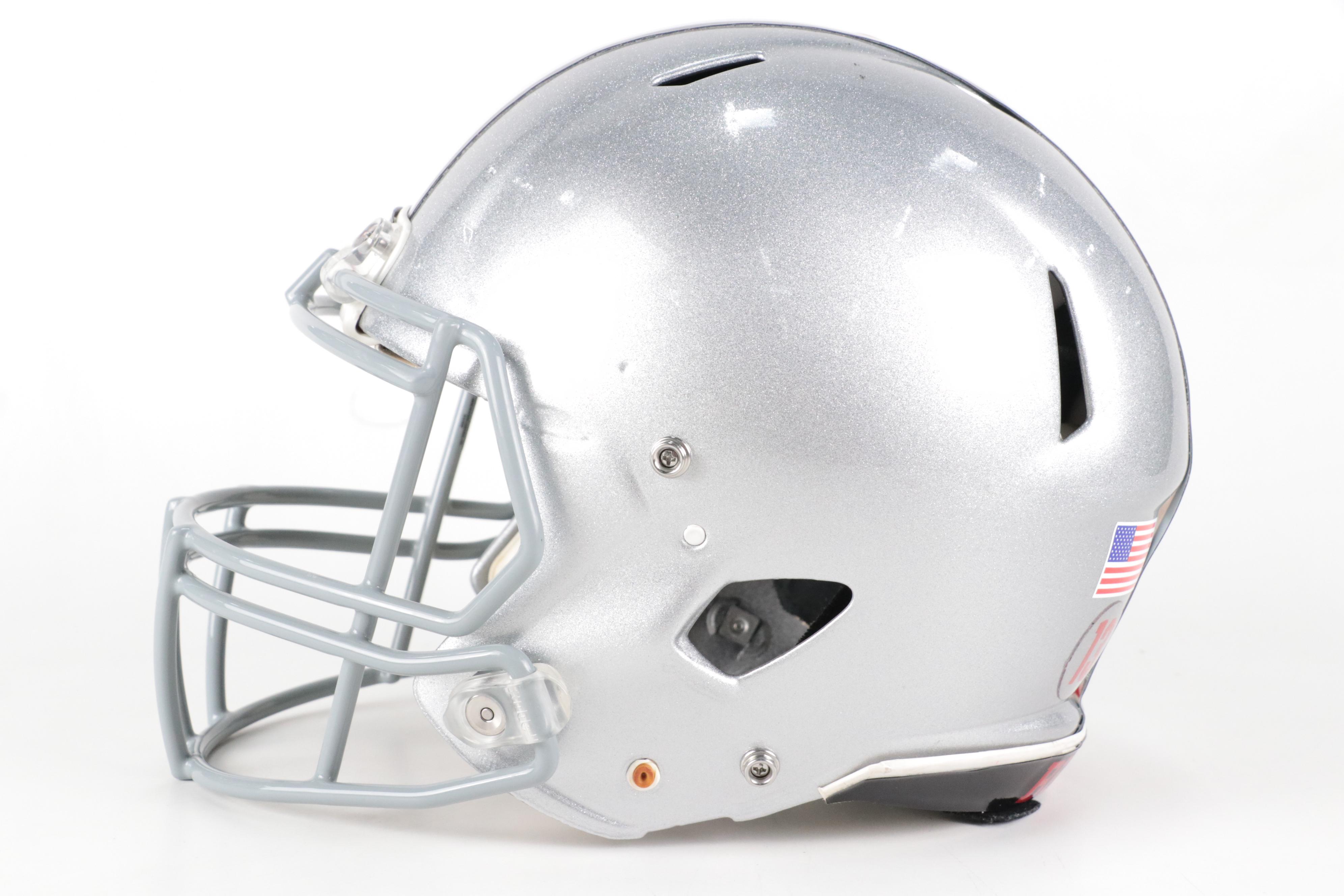 Play-Issued Ohio State Football Helmet with Archie Griffin Signed Bobblehead