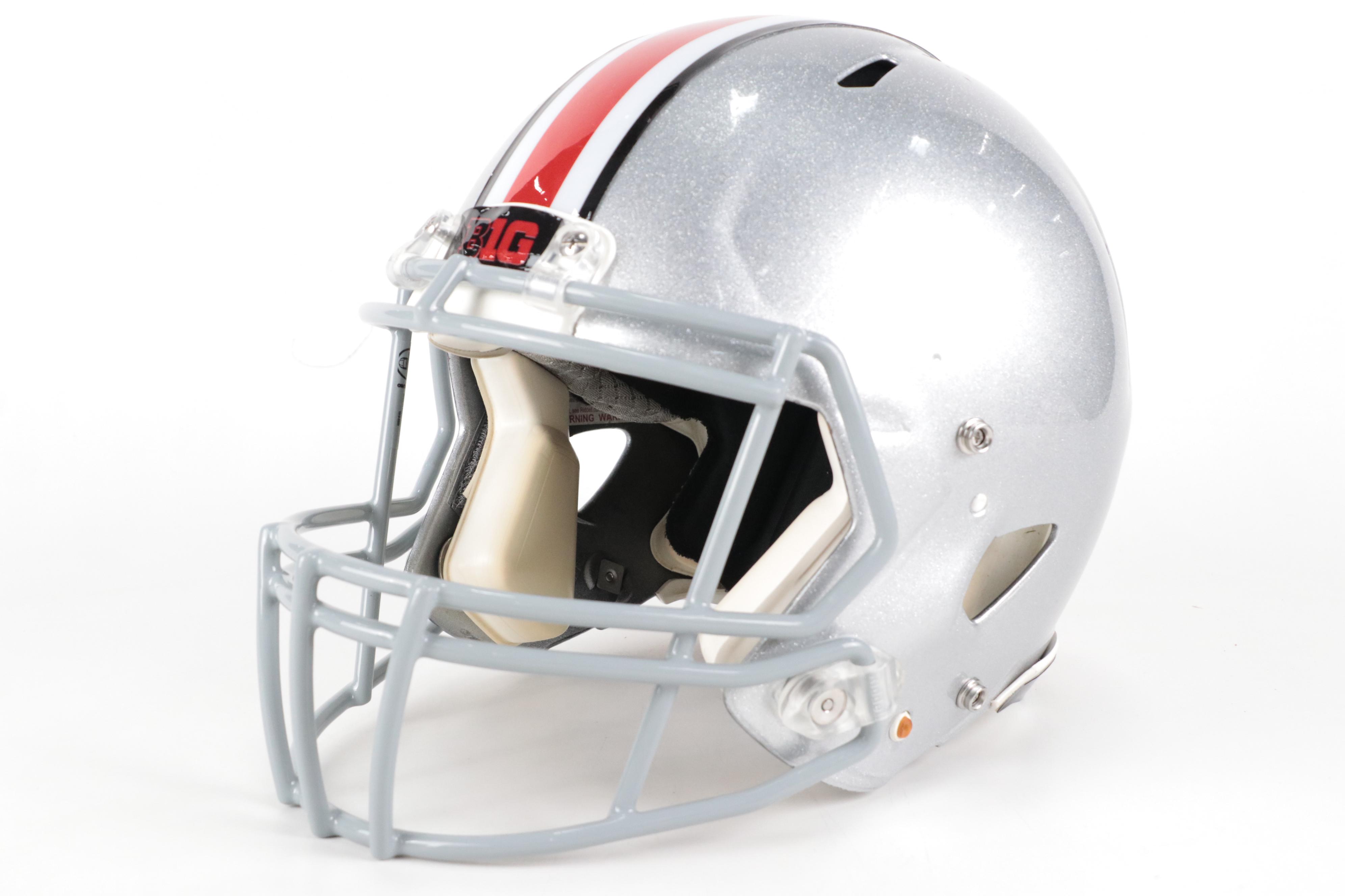 Play-Issued Ohio State Football Helmet with Archie Griffin Signed Bobblehead