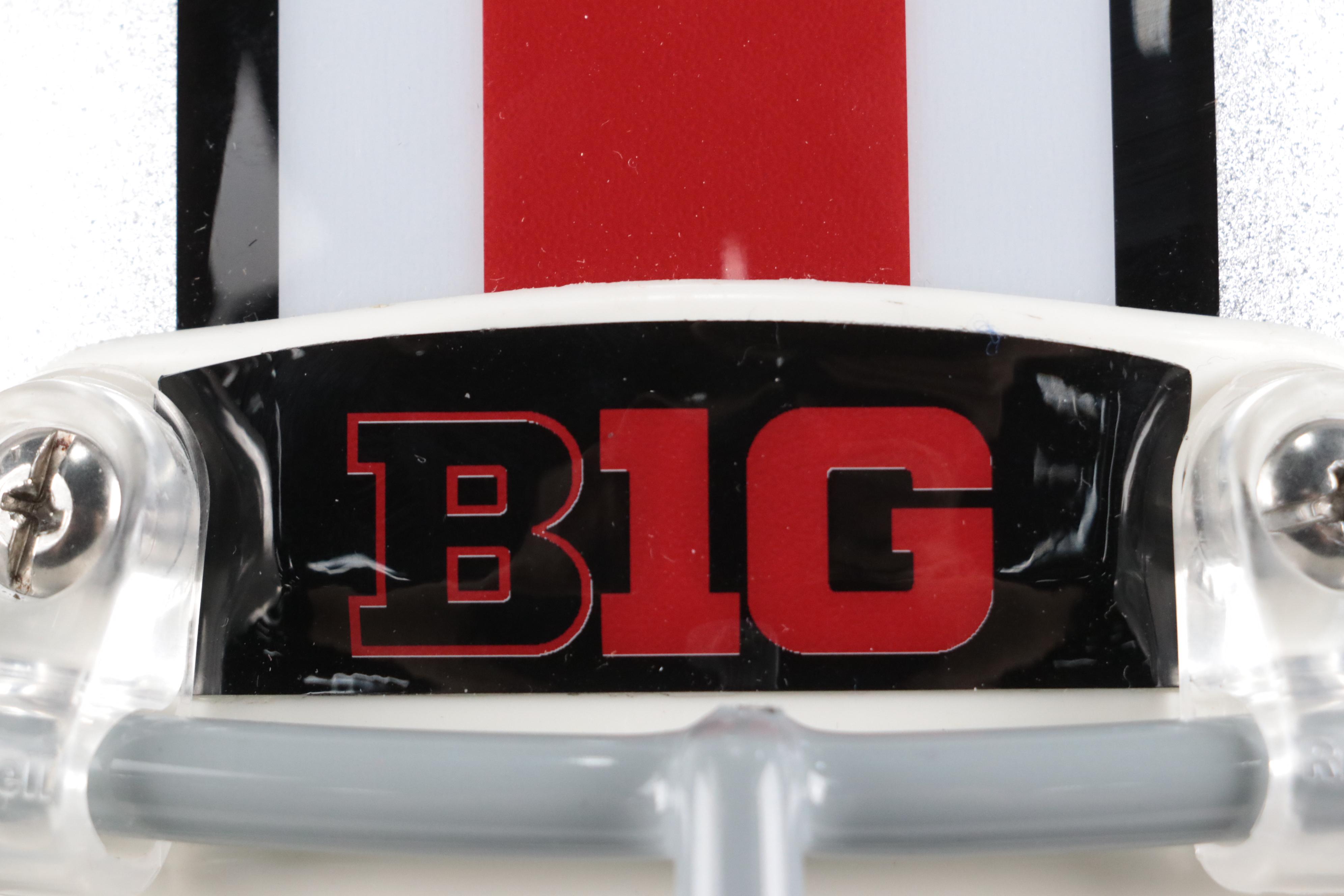 Play-Issued Ohio State Football Helmet with Archie Griffin Signed Bobblehead