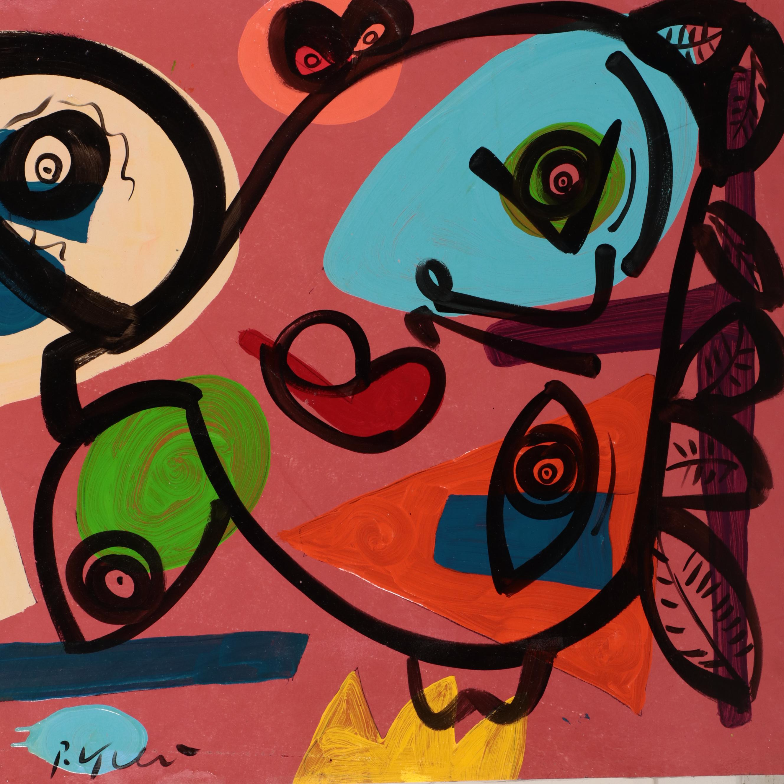 Peter Keil Large-Scale Figurative Acrylic Painting