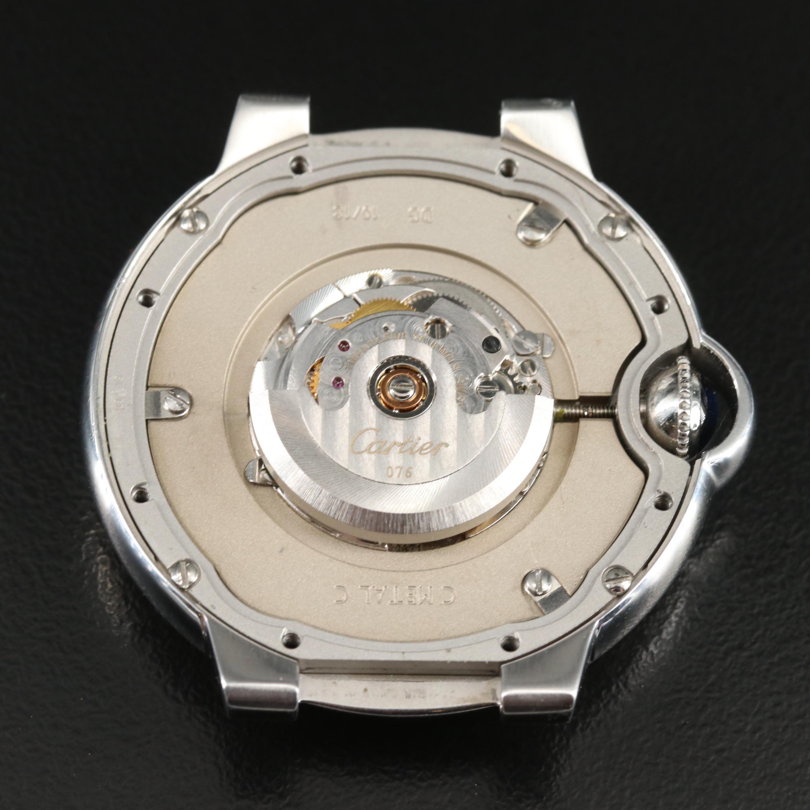 Cartier Ballon Bleu Ref. 4372 Diamond Bezel Watch