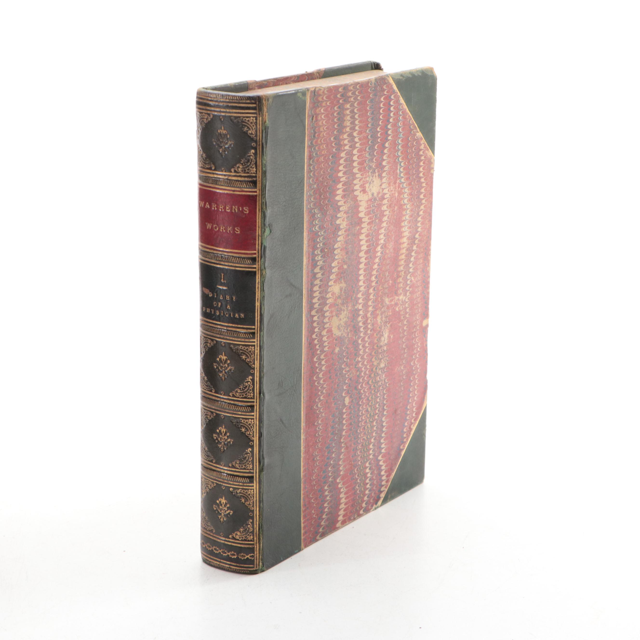 "Works of Samuel Warren" Vol. I and More Leatherbound Books