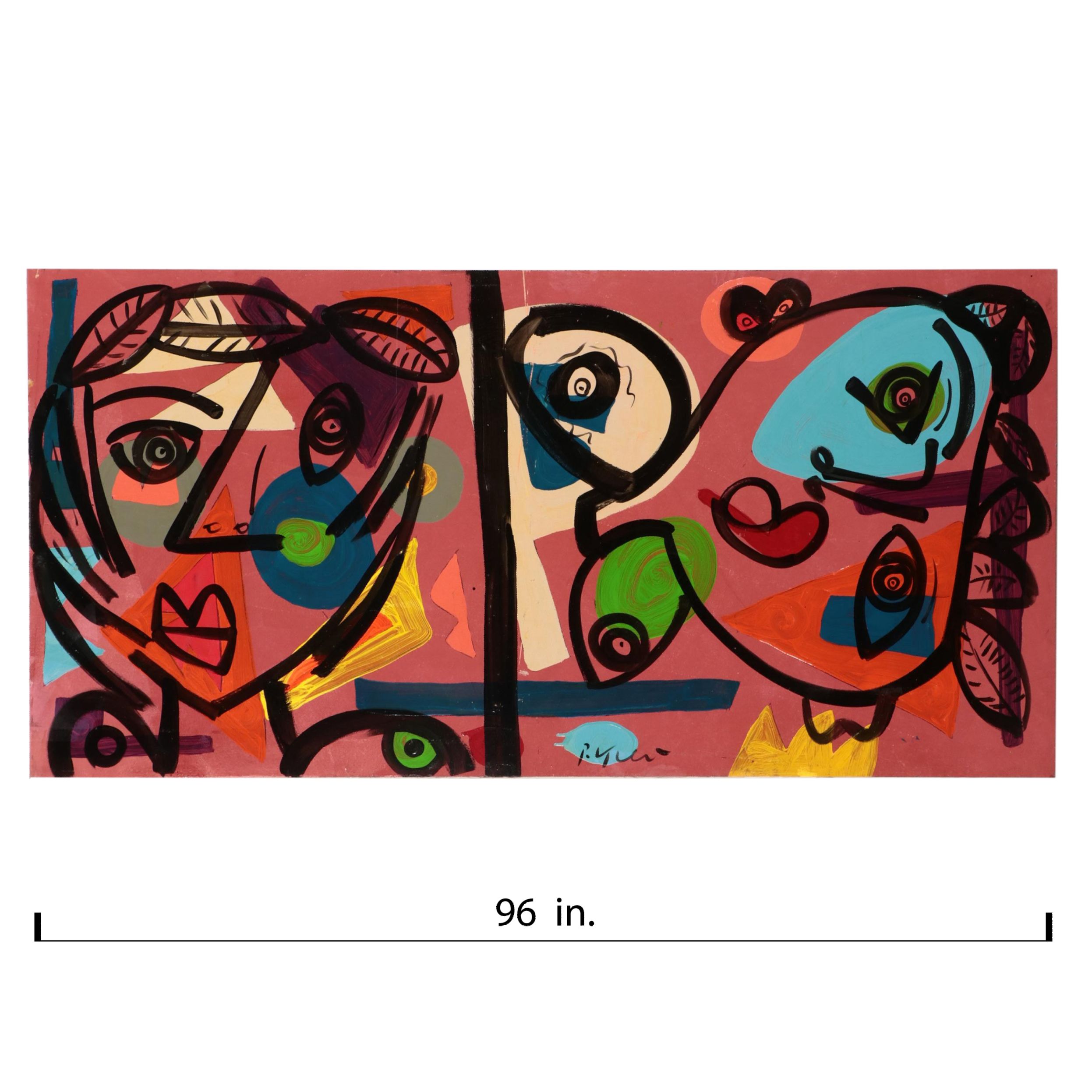 Peter Keil Large-Scale Figurative Acrylic Painting