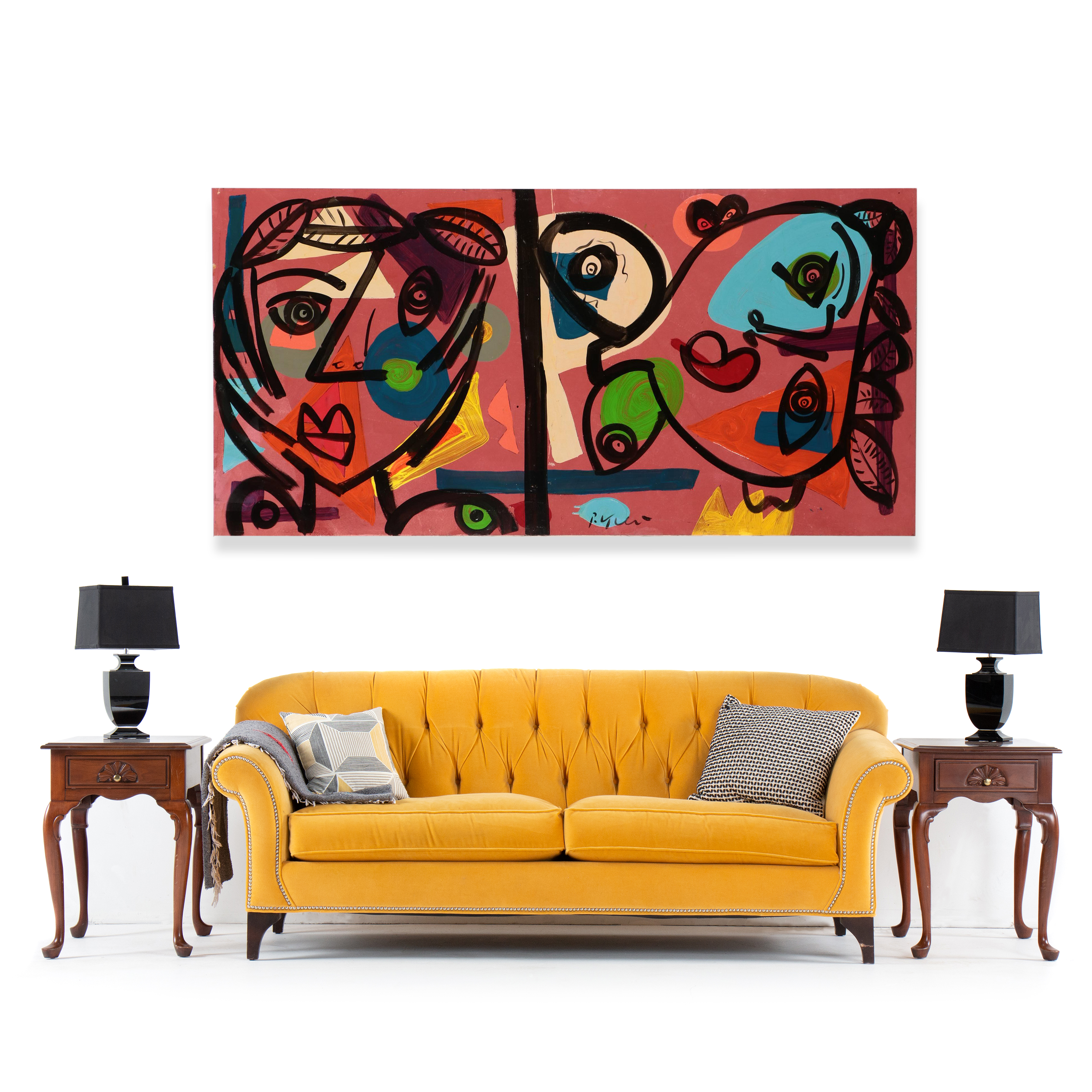 Peter Keil Large-Scale Figurative Acrylic Painting