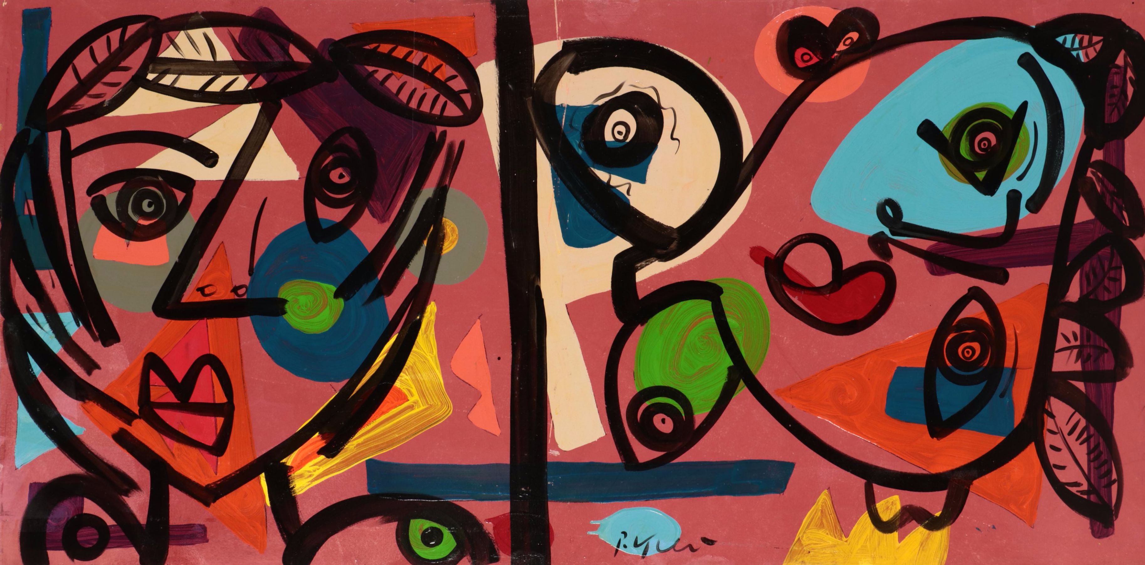 Peter Keil Large-Scale Figurative Acrylic Painting