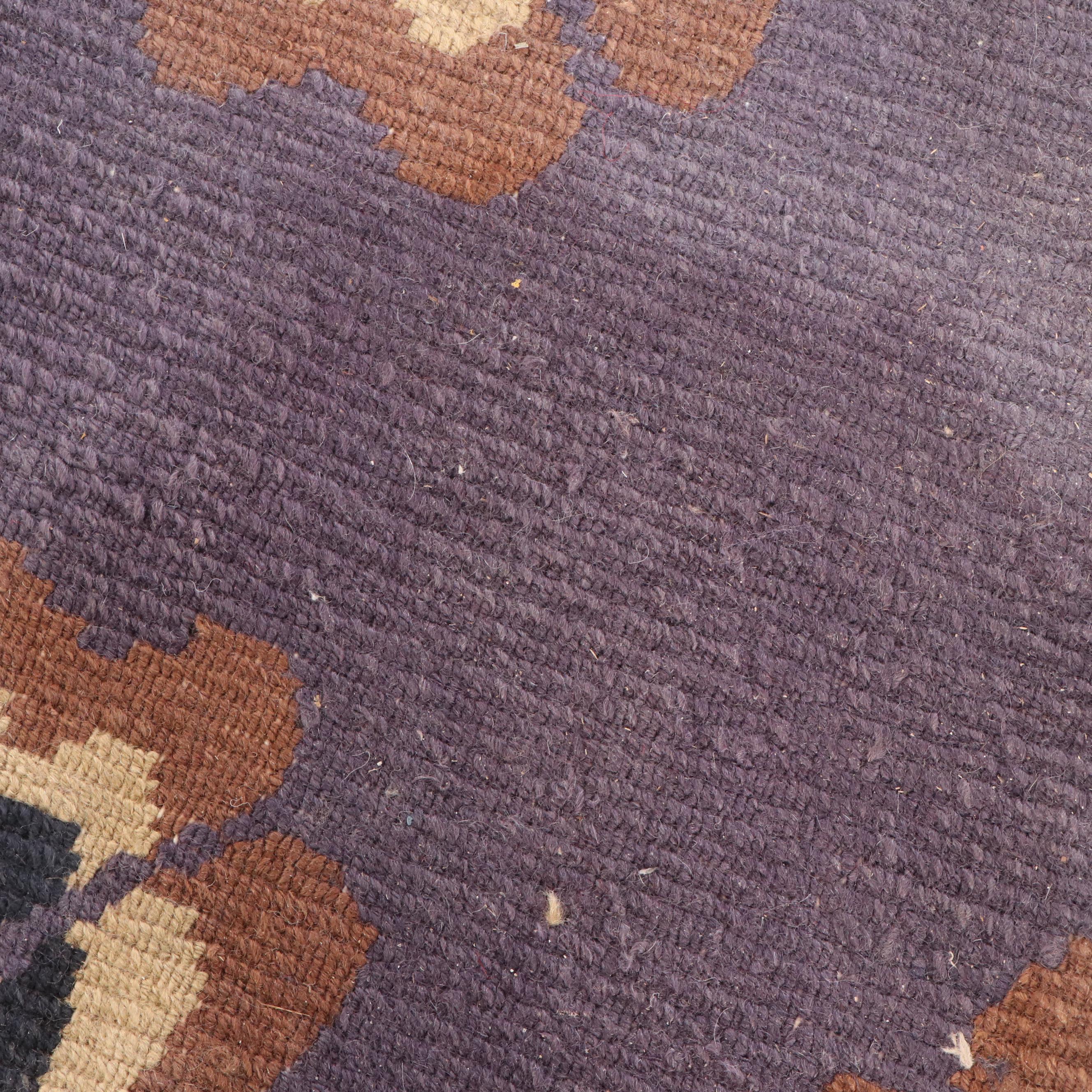 9' x 12'5 Hand-Knotted Nepalese Modern Floral Room-Sized Rug