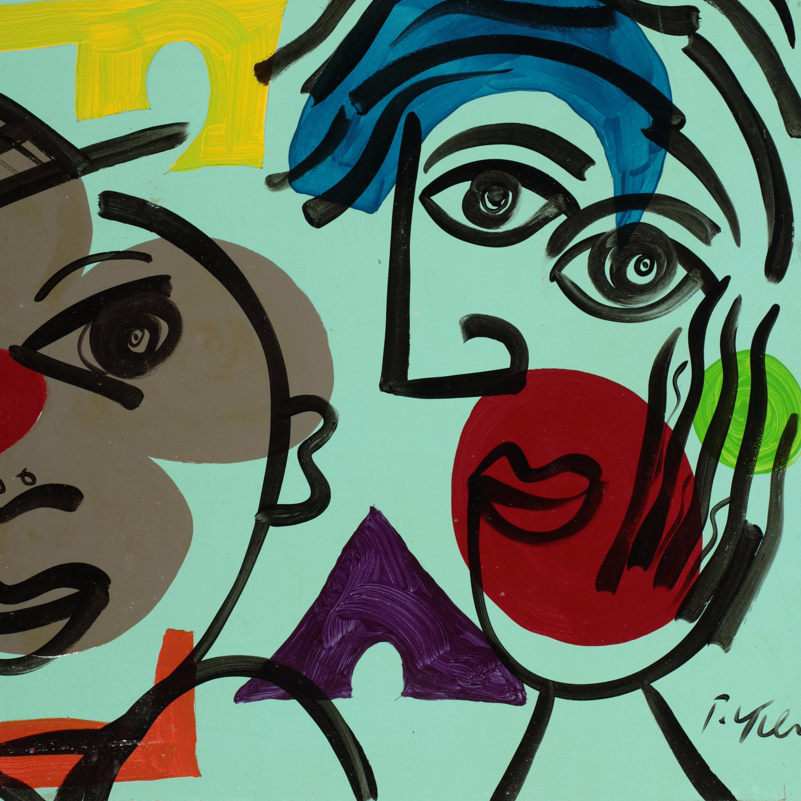 Peter Keil Large-Scale Figurative Acrylic Painting