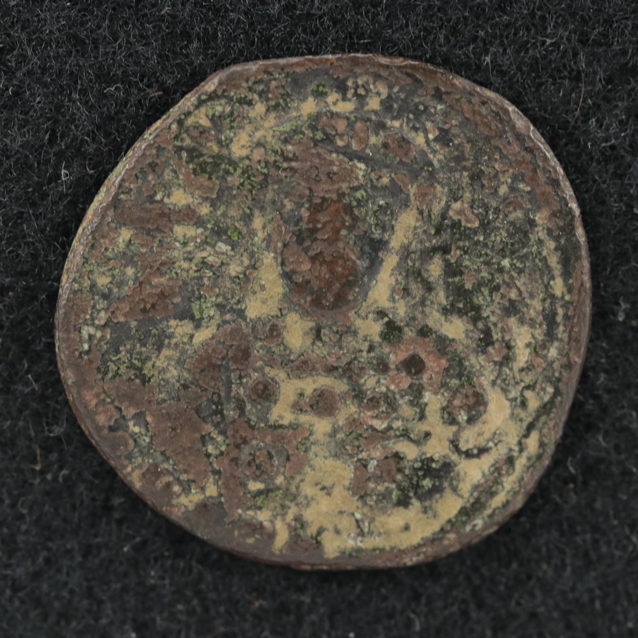 Byzantine Bronze Follis Coins & Byzantine Bronze Reliquary Coptic Crosses