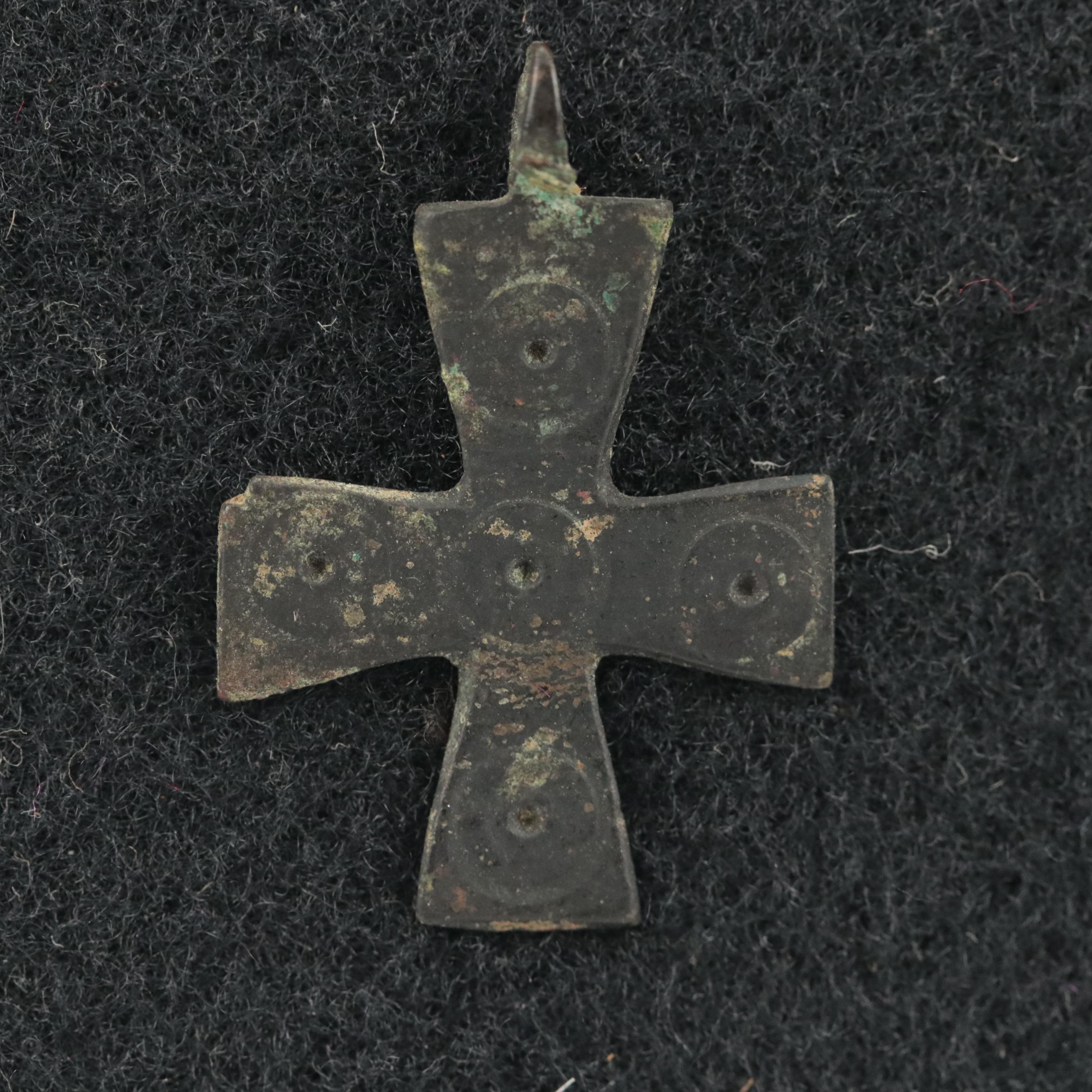 Byzantine Bronze Follis Coins & Byzantine Bronze Reliquary Coptic Crosses