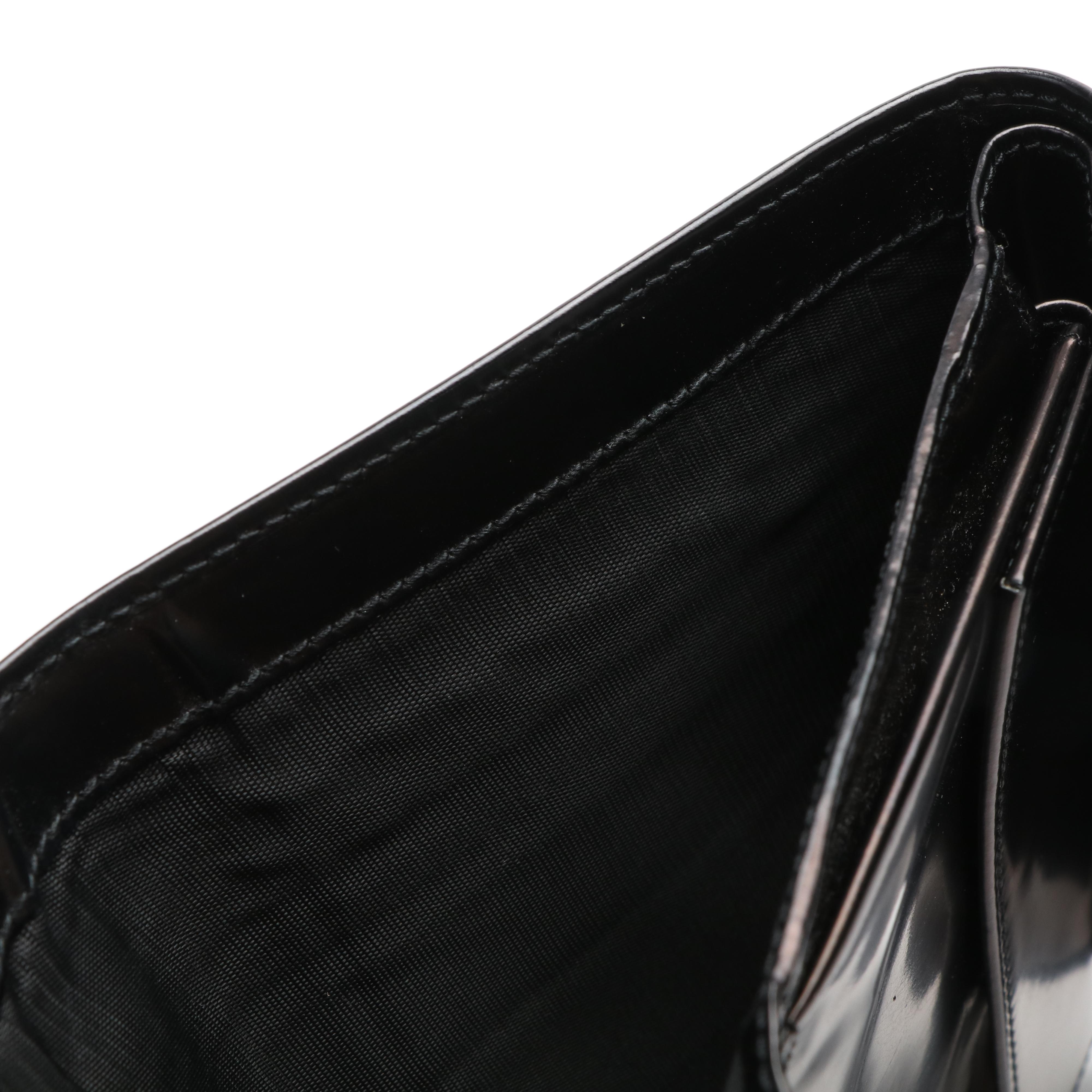 Prada Spazzolato Leather Compact Wallet